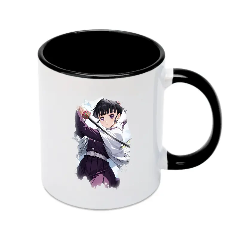 鬼滅の刃 グッズ,栗花落 カナヲ - カラフルマグカップ ・ 陶器 ・ 熱転写プリント ・ 鮮やかデザイン ・ 耐久性 高品質 ・ コーヒー お茶 ギフト用