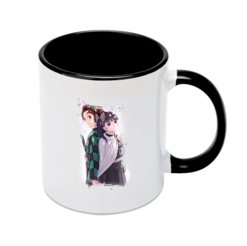 鬼滅の刃 グッズ,栗花落 カナヲ - カラフルマグカップ ・ 陶器 ・ 熱転写プリント ・ 鮮やかデザイン ・ 耐久性 高品質 ・ コーヒー お茶 ギフト用