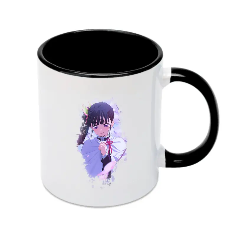 鬼滅の刃 グッズ,栗花落 カナヲ - カラフルマグカップ ・ 陶器 ・ 熱転写プリント ・ 鮮やかデザイン ・ 耐久性 高品質 ・ コーヒー お茶 ギフト用