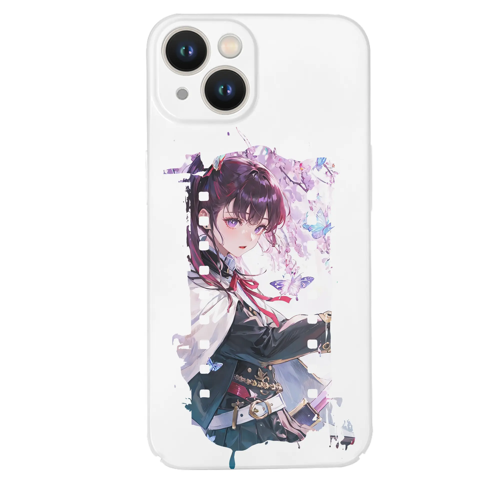 鬼滅の刃 グッズ,栗花落 カナヲ - IPhone 14シリーズ対応 ・ ハードケース ・ 衝撃吸収 ・ 360度密着 ・ カメラ保護 ・ 高品質プラスチック ・ 快適操作