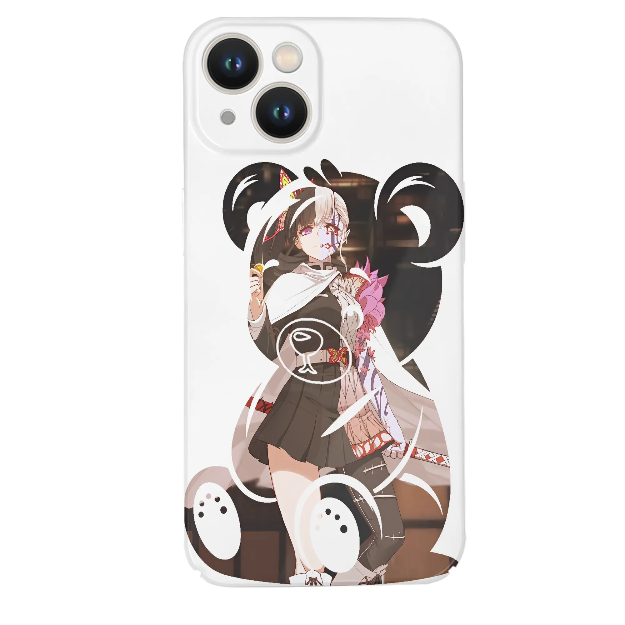 鬼滅の刃 グッズ,栗花落 カナヲ - IPhone 14シリーズ対応 ・ ハードケース ・ 衝撃吸収 ・ 360度密着 ・ カメラ保護 ・ 高品質プラスチック ・ 快適操作