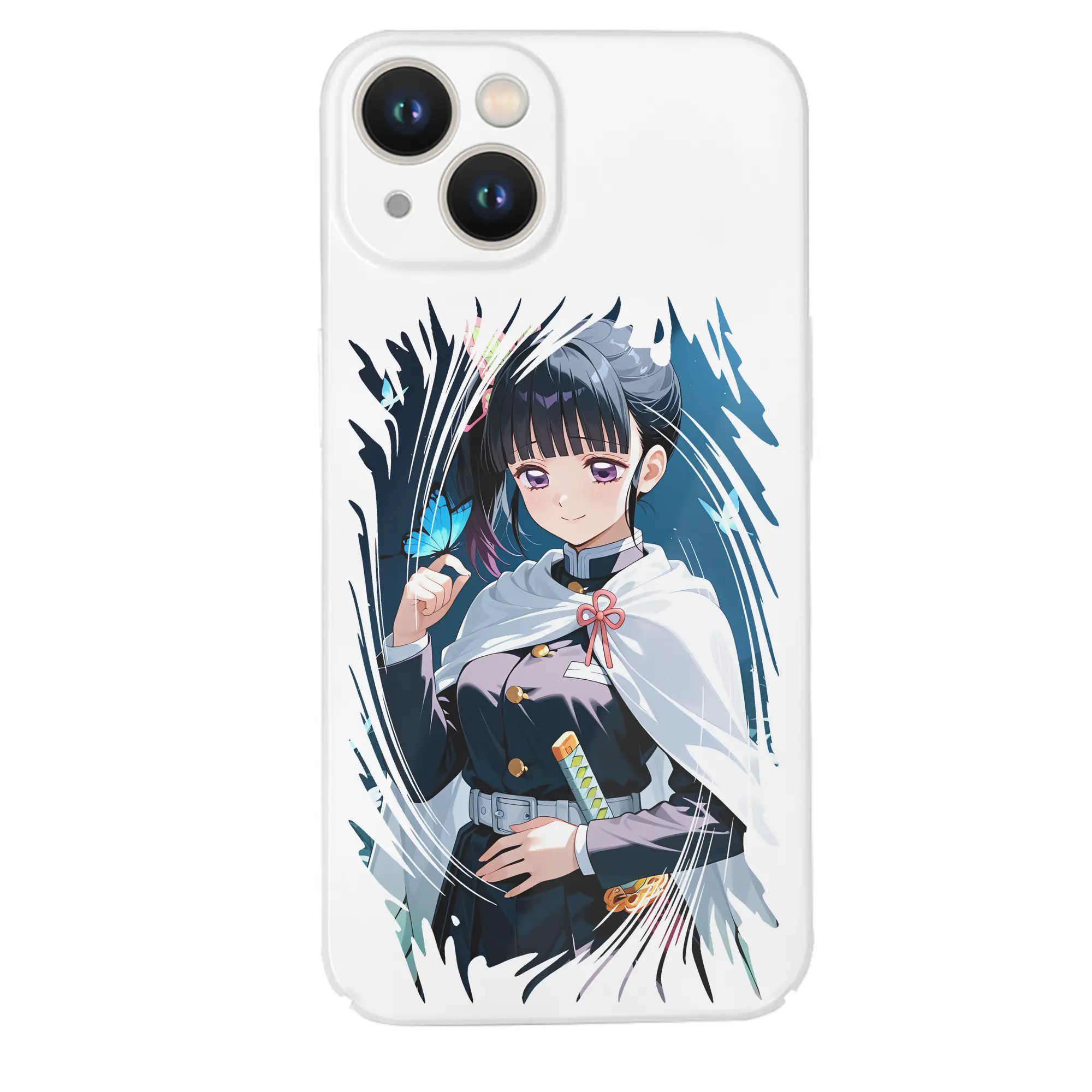 鬼滅の刃 グッズ,栗花落 カナヲ - IPhone 14シリーズ対応 ・ ハードケース ・ 衝撃吸収 ・ 360度密着 ・ カメラ保護 ・ 高品質プラスチック ・ 快適操作