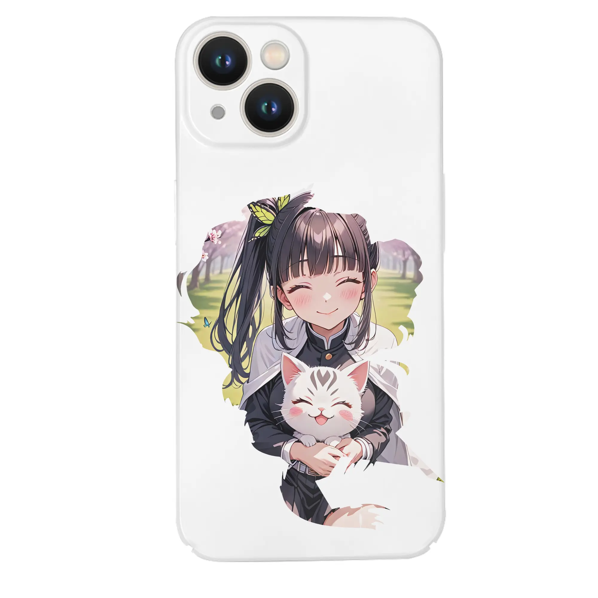 鬼滅の刃 グッズ,栗花落 カナヲ - IPhone 14シリーズ対応 ・ ハードケース ・ 衝撃吸収 ・ 360度密着 ・ カメラ保護 ・ 高品質プラスチック ・ 快適操作