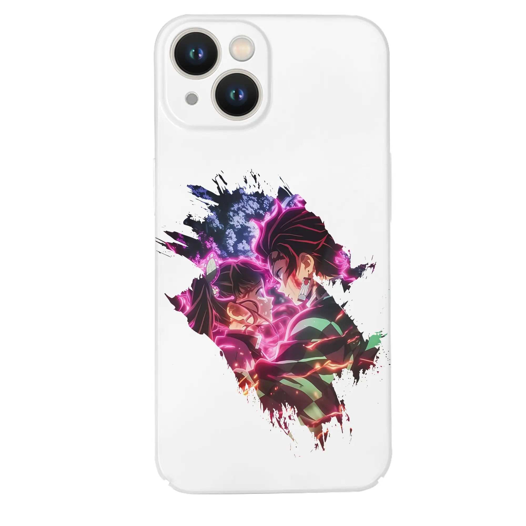 鬼滅の刃 グッズ,栗花落 カナヲ - IPhone 14シリーズ対応 ・ ハードケース ・ 衝撃吸収 ・ 360度密着 ・ カメラ保護 ・ 高品質プラスチック ・ 快適操作