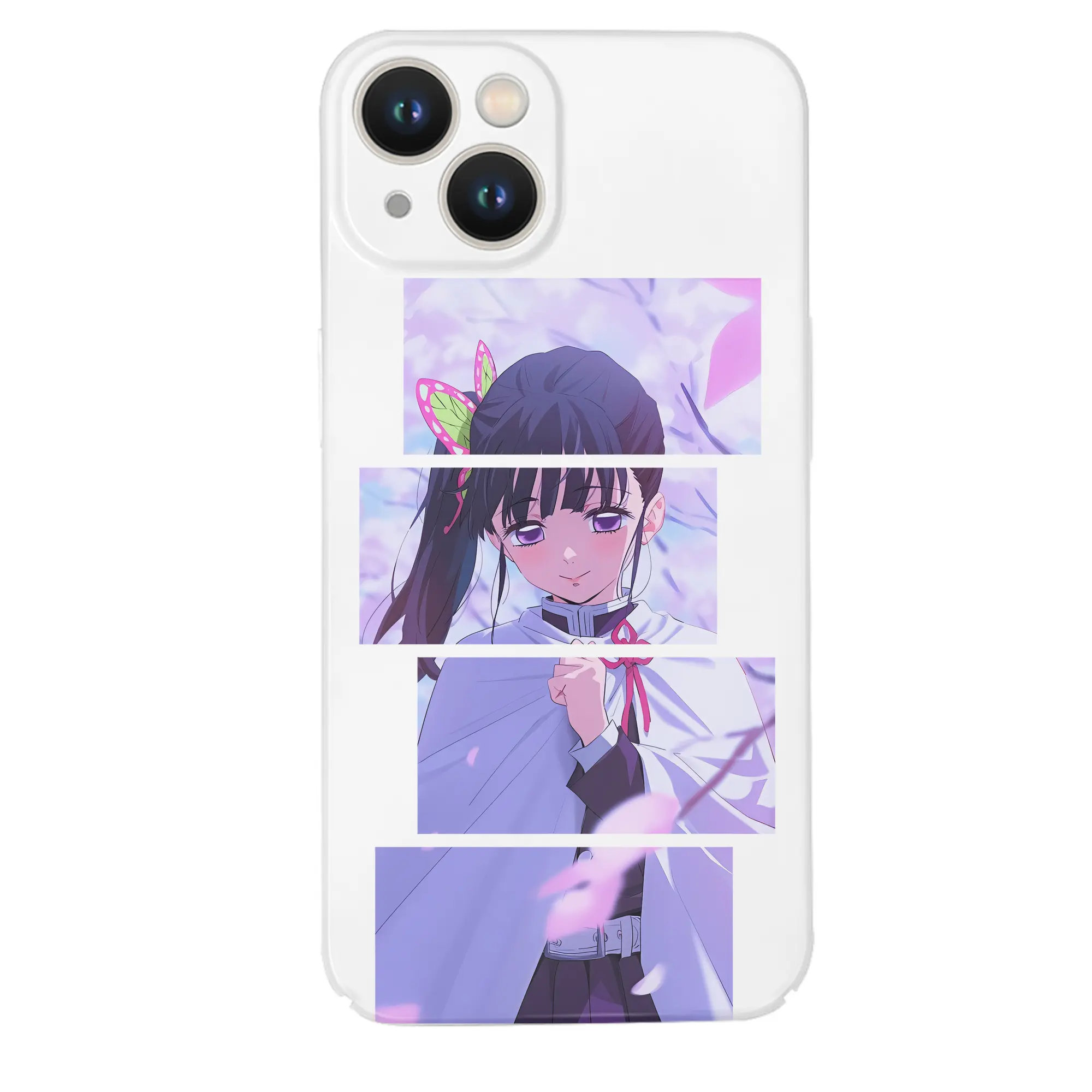 鬼滅の刃 グッズ,栗花落 カナヲ - IPhone 14シリーズ対応 ・ ハードケース ・ 衝撃吸収 ・ 360度密着 ・ カメラ保護 ・ 高品質プラスチック ・ 快適操作