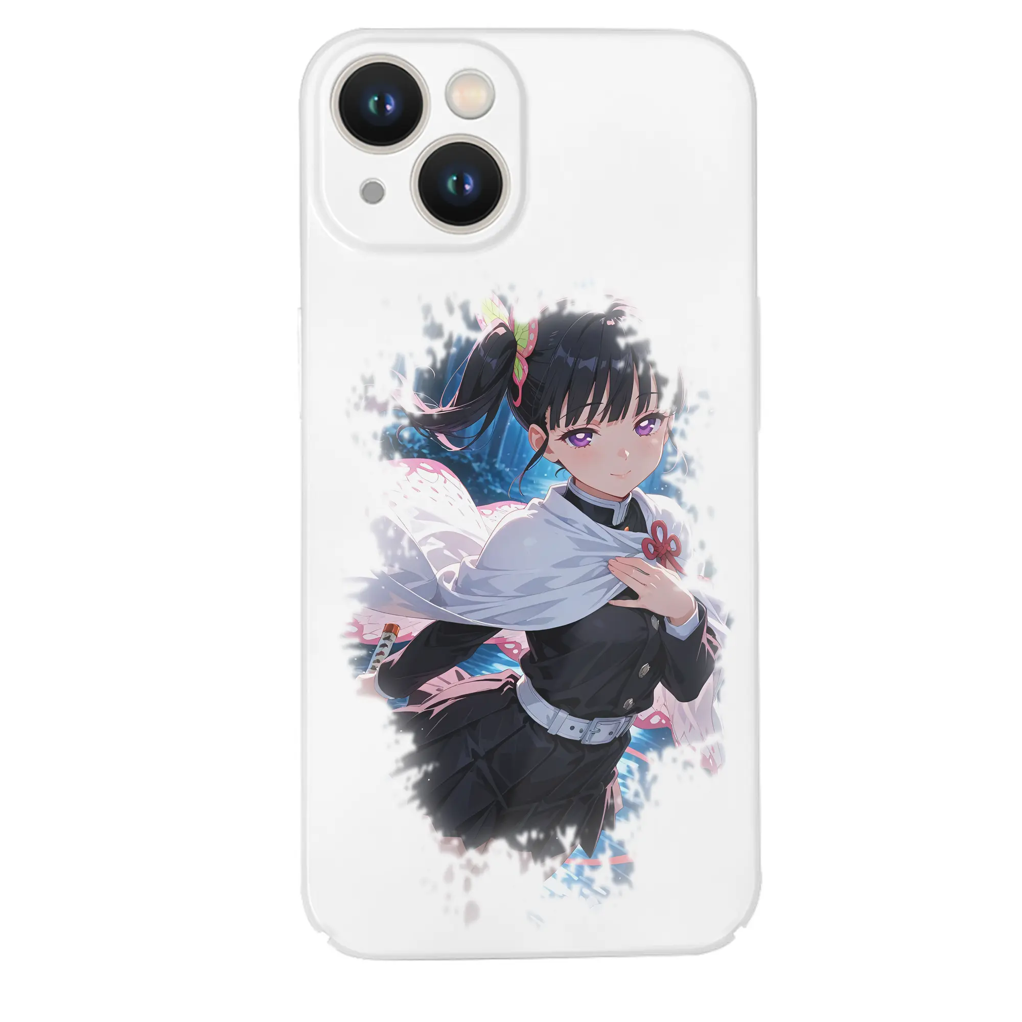 鬼滅の刃 グッズ,栗花落 カナヲ - IPhone 14シリーズ対応 ・ ハードケース ・ 衝撃吸収 ・ 360度密着 ・ カメラ保護 ・ 高品質プラスチック ・ 快適操作