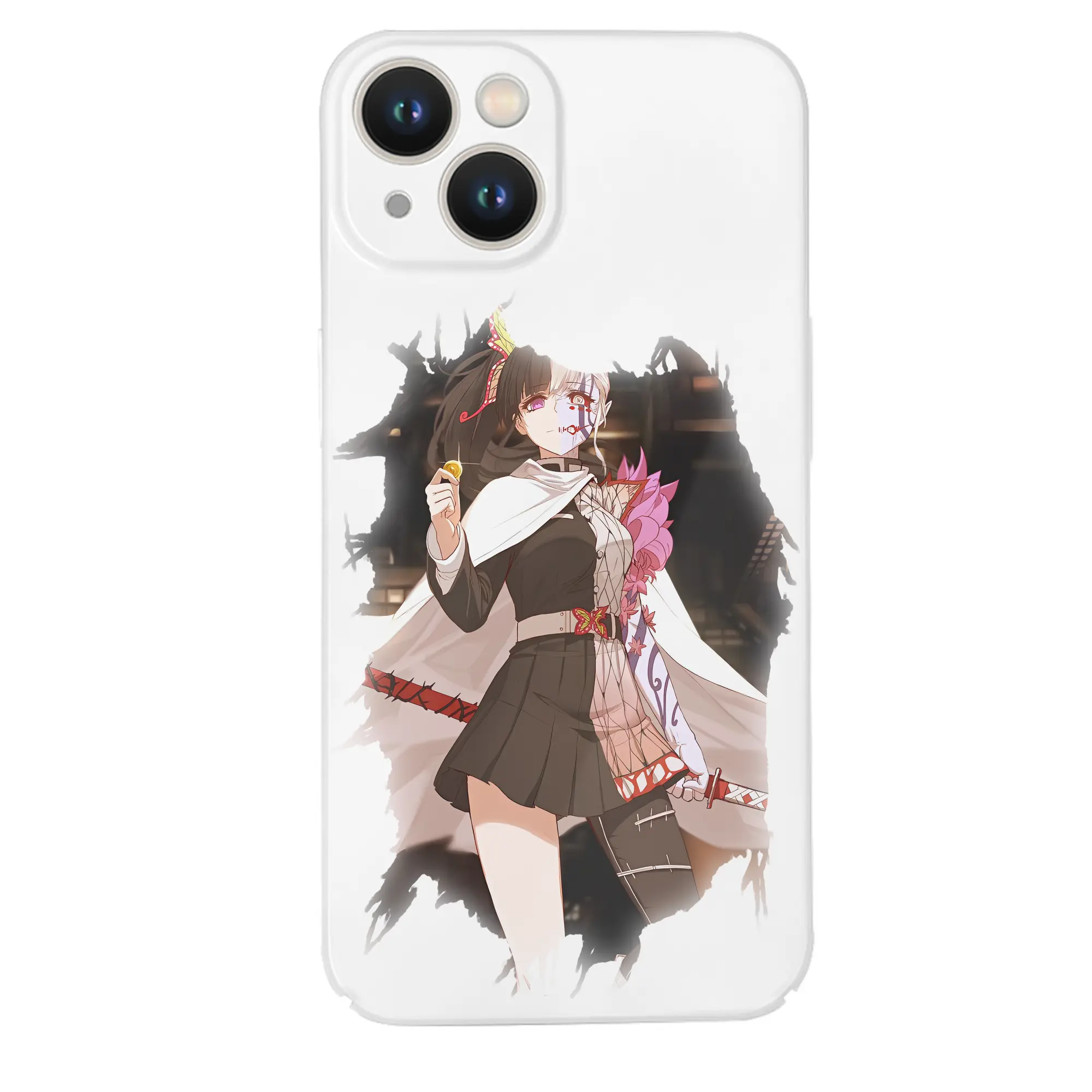 鬼滅の刃 グッズ,栗花落 カナヲ - IPhone 14シリーズ対応 ・ ハードケース ・ 衝撃吸収 ・ 360度密着 ・ カメラ保護 ・ 高品質プラスチック ・ 快適操作