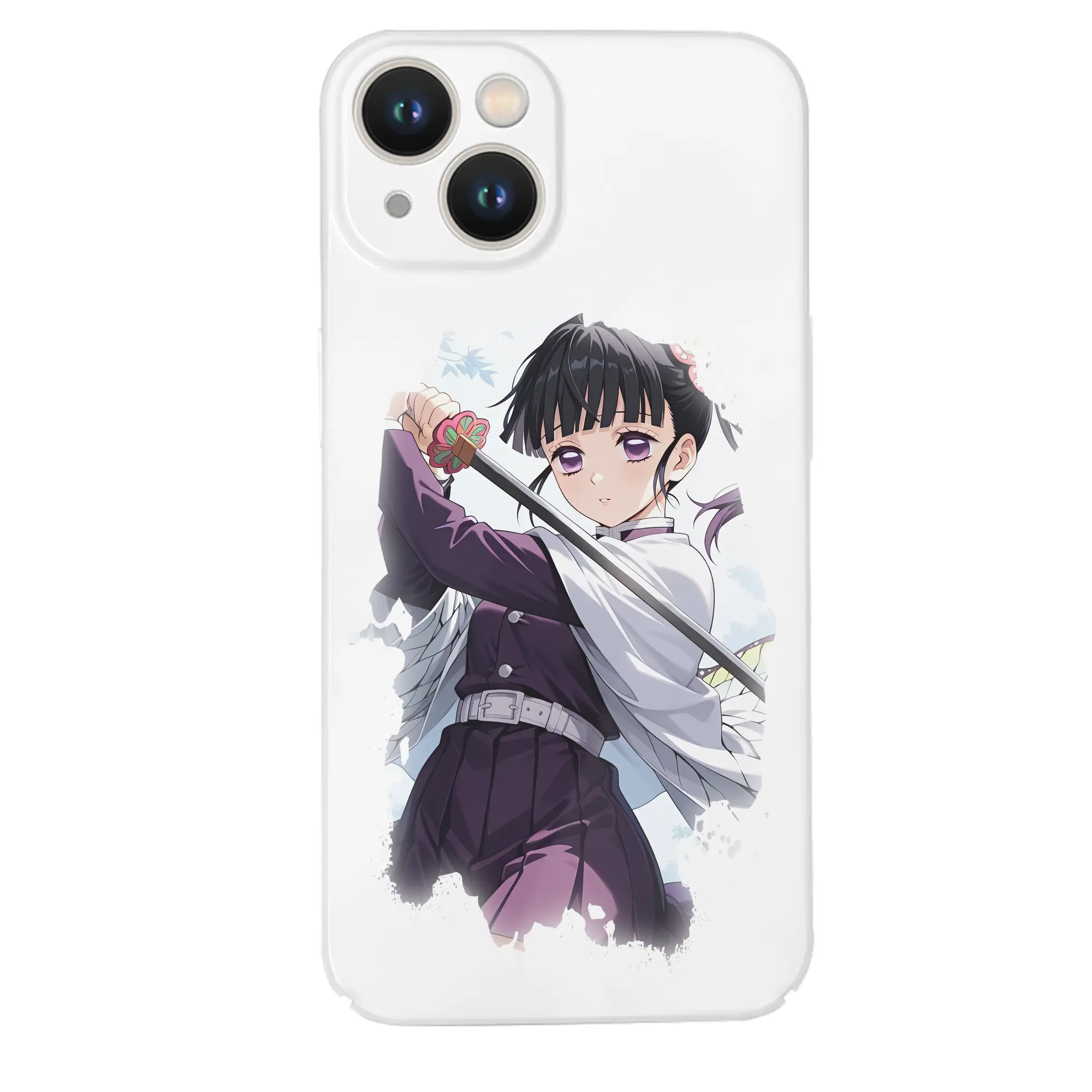 鬼滅の刃 グッズ,栗花落 カナヲ - IPhone 14シリーズ対応 ・ ハードケース ・ 衝撃吸収 ・ 360度密着 ・ カメラ保護 ・ 高品質プラスチック ・ 快適操作