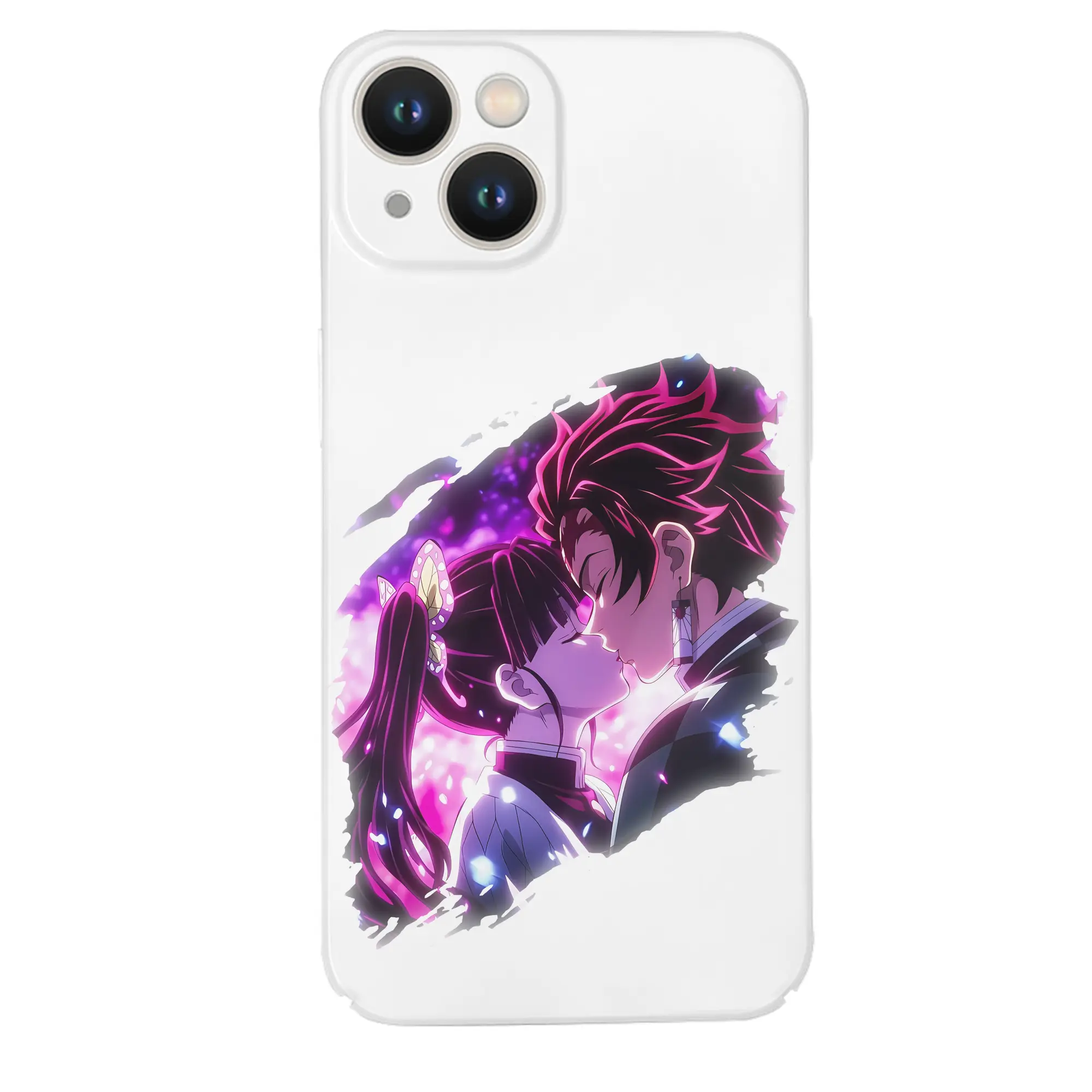 鬼滅の刃 グッズ,栗花落 カナヲ - IPhone 14シリーズ対応 ・ ハードケース ・ 衝撃吸収 ・ 360度密着 ・ カメラ保護 ・ 高品質プラスチック ・ 快適操作