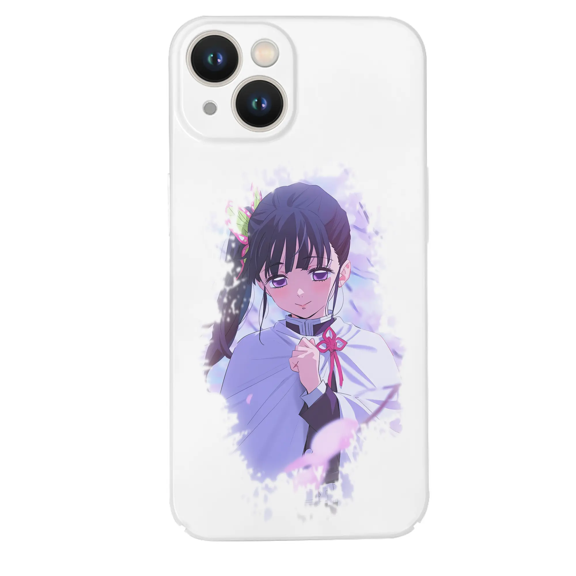 鬼滅の刃 グッズ,栗花落 カナヲ - IPhone 14シリーズ対応 ・ ハードケース ・ 衝撃吸収 ・ 360度密着 ・ カメラ保護 ・ 高品質プラスチック ・ 快適操作