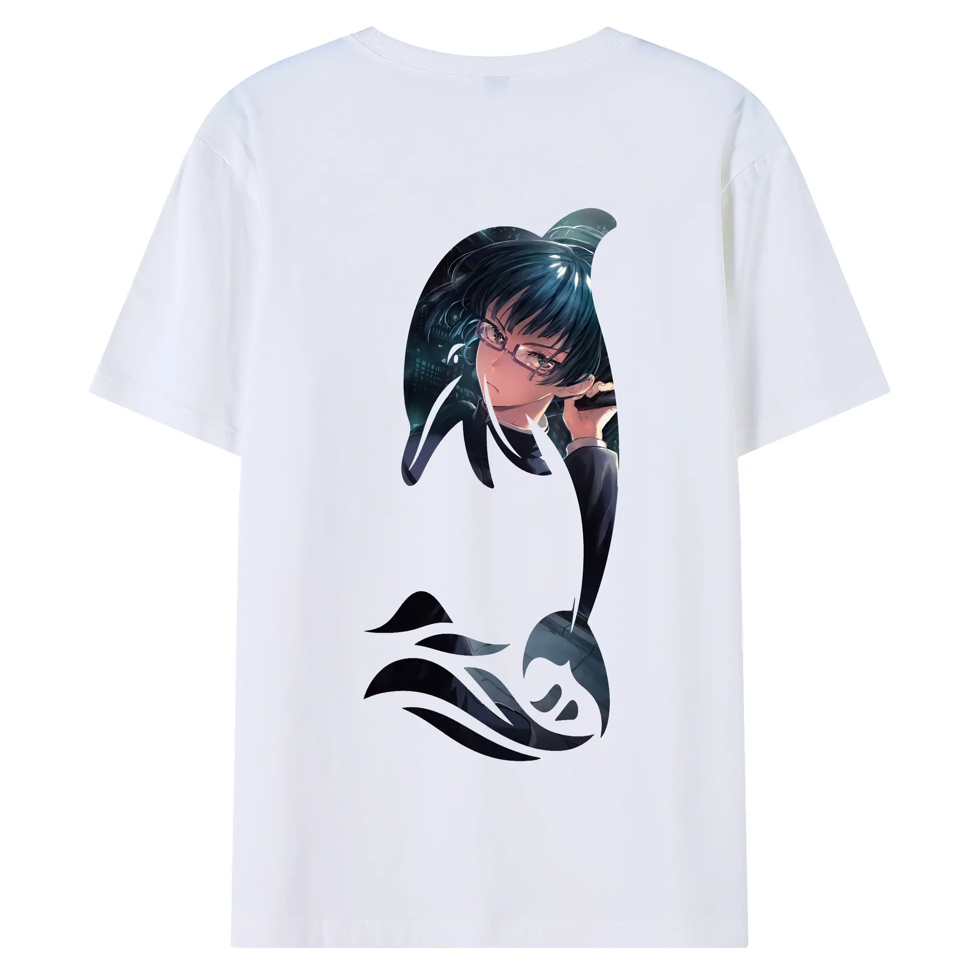 呪術廻戦 グッズ,禪院 真希 - 綿100％ 半袖Tシャツ ・ バックプリント ・ 快適 通気性 ・ 日常使い 散歩 スポーツ用