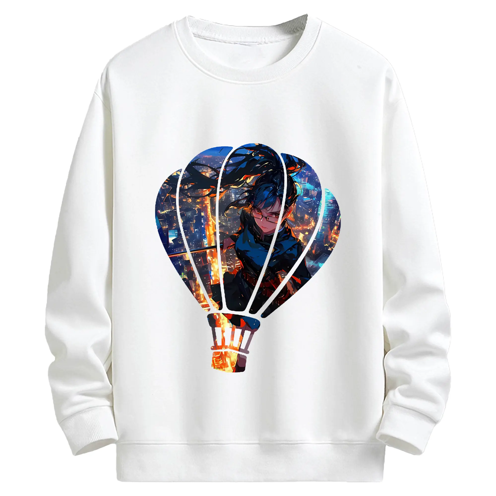 呪術廻戦 グッズ,禪院 真希 - 高品質 クルーネック スウェット ・ コットン59％ ポリエステル41％ ・ ユニセックス 長袖 トレーナー ・ カジュアル デイリー スポーツ 散歩用