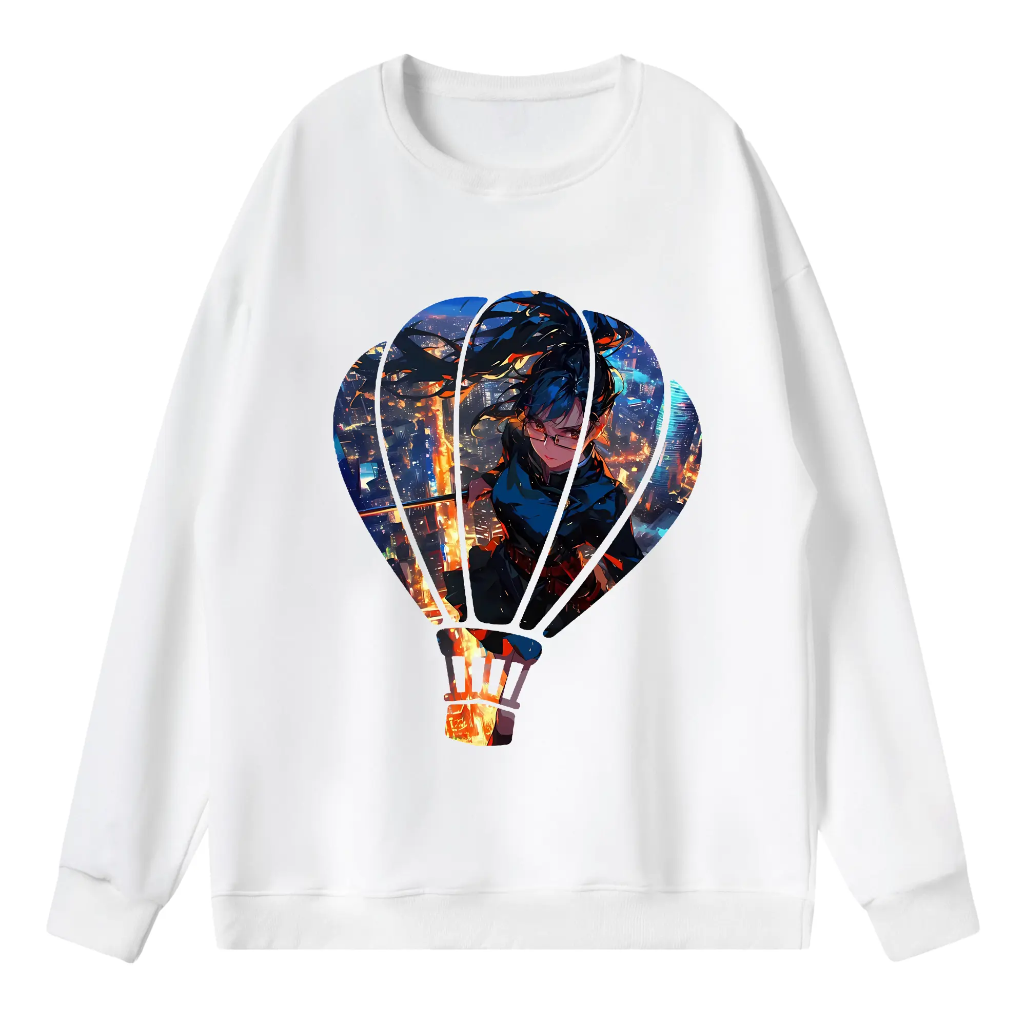 呪術廻戦 グッズ,禪院 真希 - 薄手 クルーネック スウェット 裏毛260g · ポリエステル 春秋向け カジュアル 男女兼用 · トレーナー デイリー スポーツ 散歩に最適