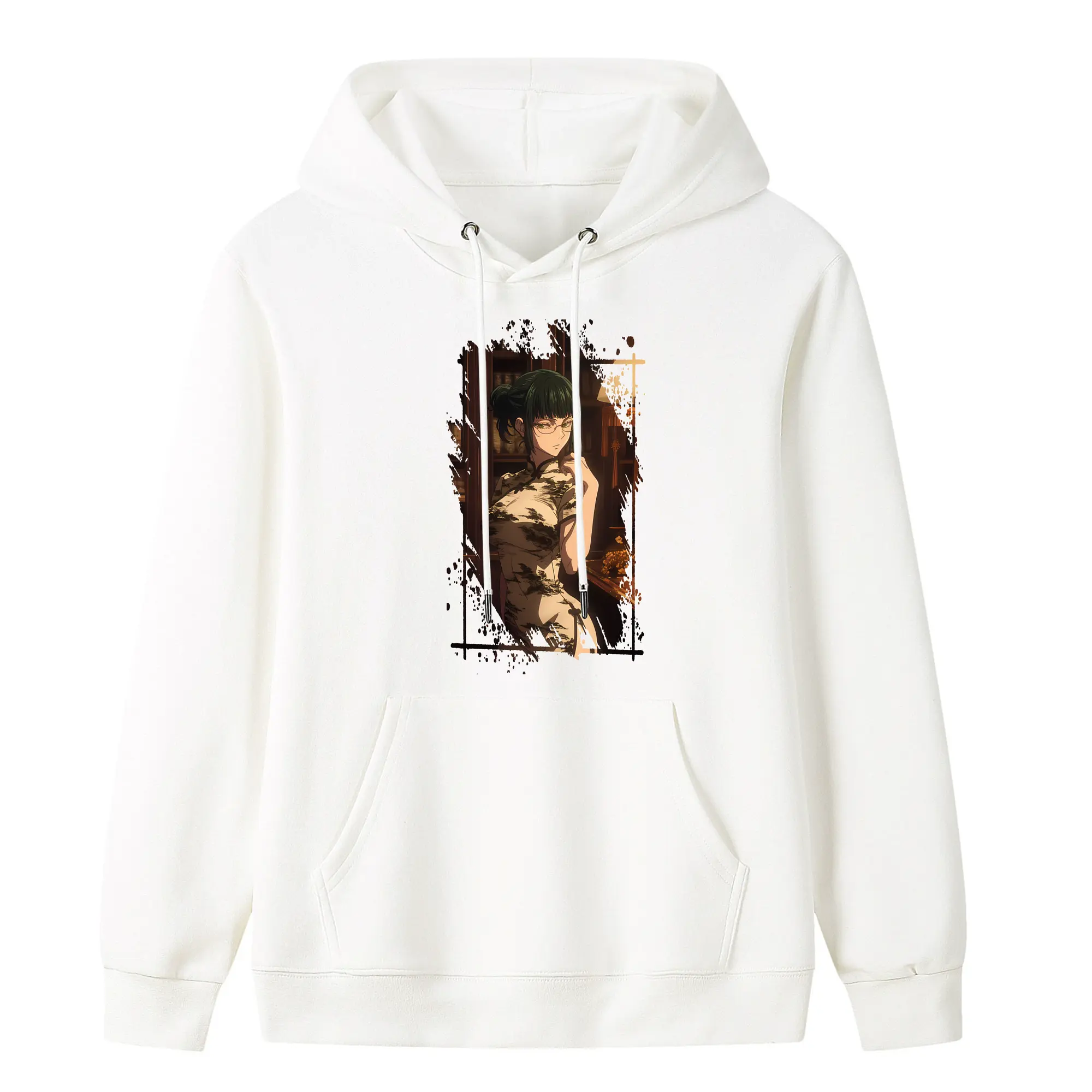 呪術廻戦 グッズ,禪院 真希 - キッズ フード付きパーカー ・ フロントプリント ・ ポリエステル100％ ・ 快適 通学 スポーツ 日常使い お散歩用