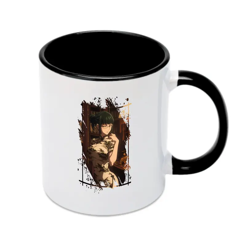 呪術廻戦 グッズ,禪院 真希 - カラフルマグカップ ・ 陶器 ・ 熱転写プリント ・ 鮮やかデザイン ・ 耐久性 高品質 ・ コーヒー お茶 ギフト用