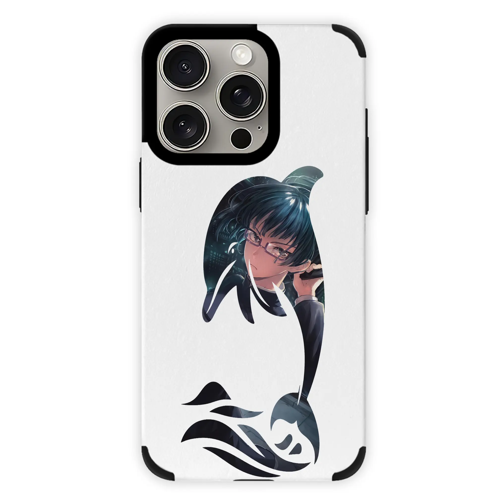 呪術廻戦 グッズ,禪院 真希 - IPhone15ProMax対応 ・ PUレザースマホケース ・ 耐衝撃 ・ 黄変防止 ・ 360度全面保護 ・ 柔らか手触り ・ 3D立体ボタン