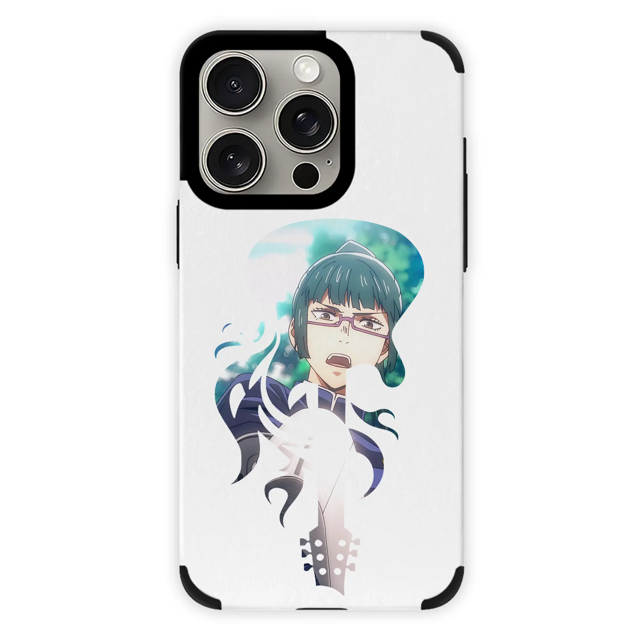 呪術廻戦 グッズ,禪院 真希 - IPhone15ProMax対応 ・ PUレザースマホケース ・ 耐衝撃 ・ 黄変防止 ・ 360度全面保護 ・ 柔らか手触り ・ 3D立体ボタン