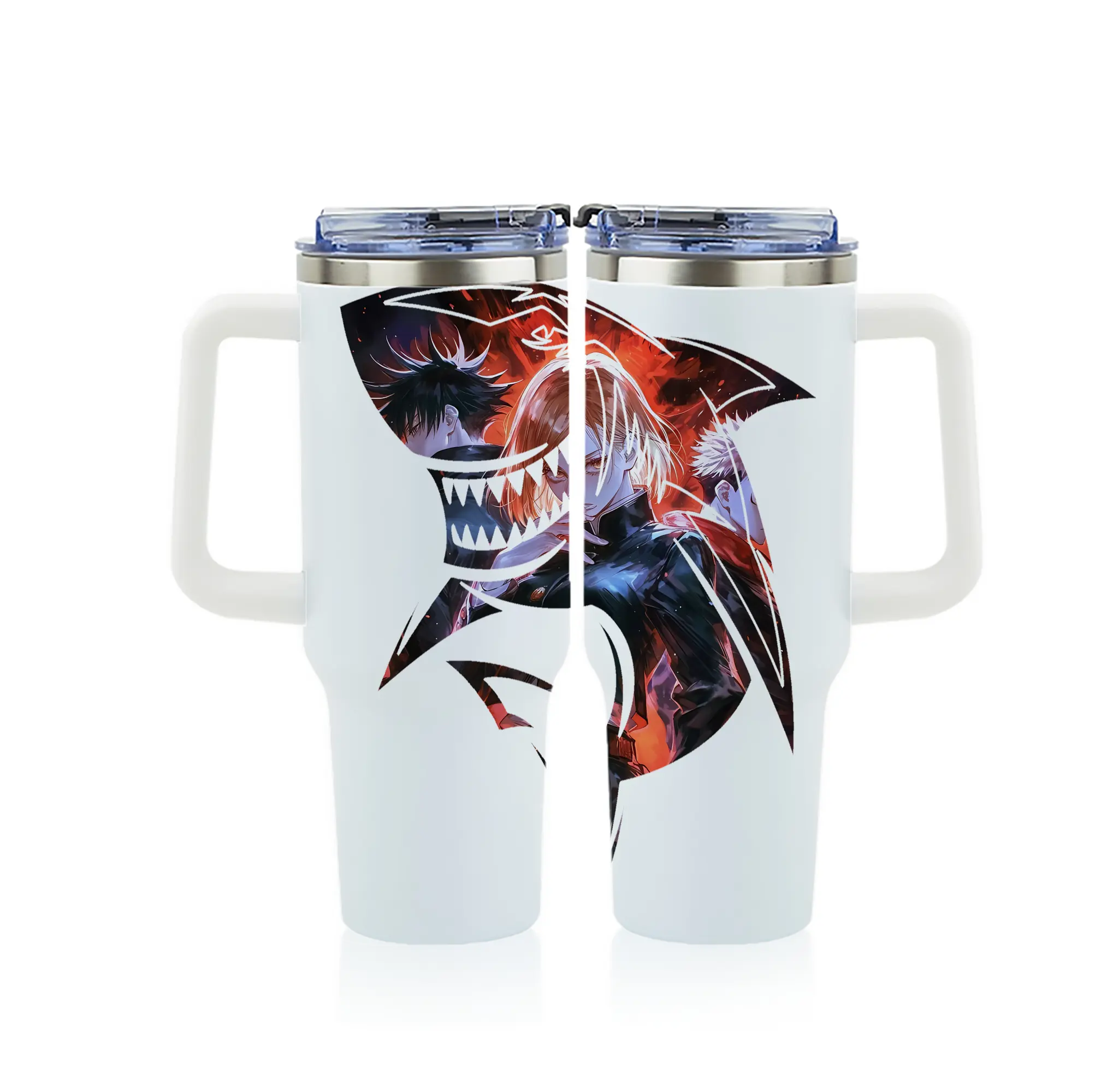 呪術廻戦 グッズ,釘崎 野薔薇 - 1200mL フルプリント車用タンブラー ・ 304ステンレス 内側 ・ 201ステンレス 外側 ・ 保温 保冷 ・ 通勤 ドライブ アウトドア用