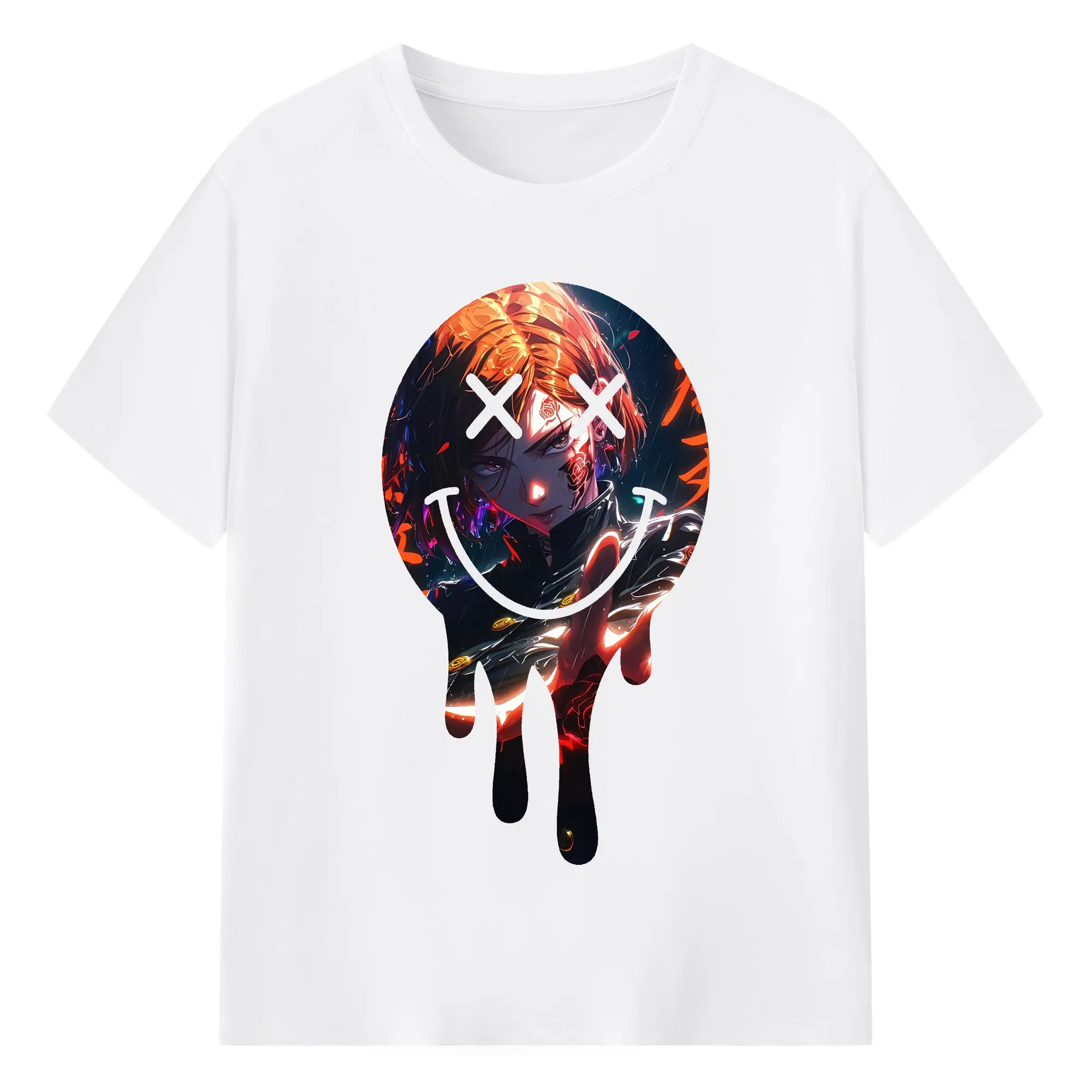 呪術廻戦 グッズ,釘崎 野薔薇 - 綿100％ 半袖Tシャツ ・ フロントプリント ・ 快適 通気性 ・ 日常使い 散歩 スポーツ用