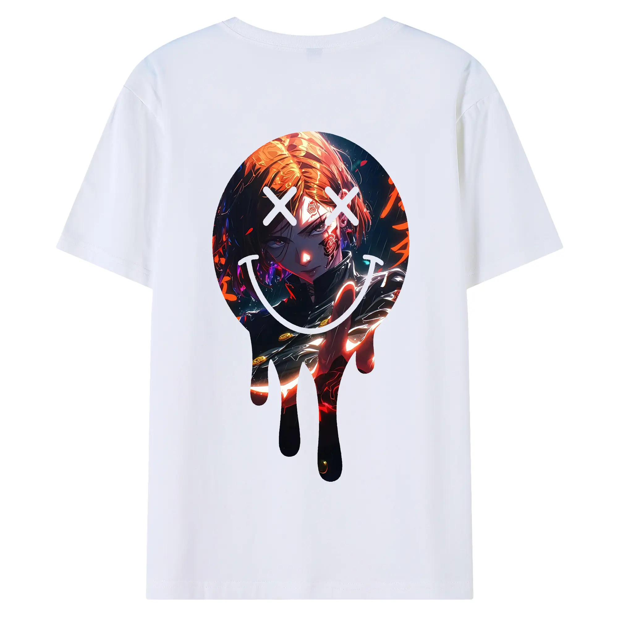 呪術廻戦 グッズ,釘崎 野薔薇 - 綿100％ 半袖Tシャツ ・ バックプリント ・ 快適 通気性 ・ 日常使い 散歩 スポーツ用