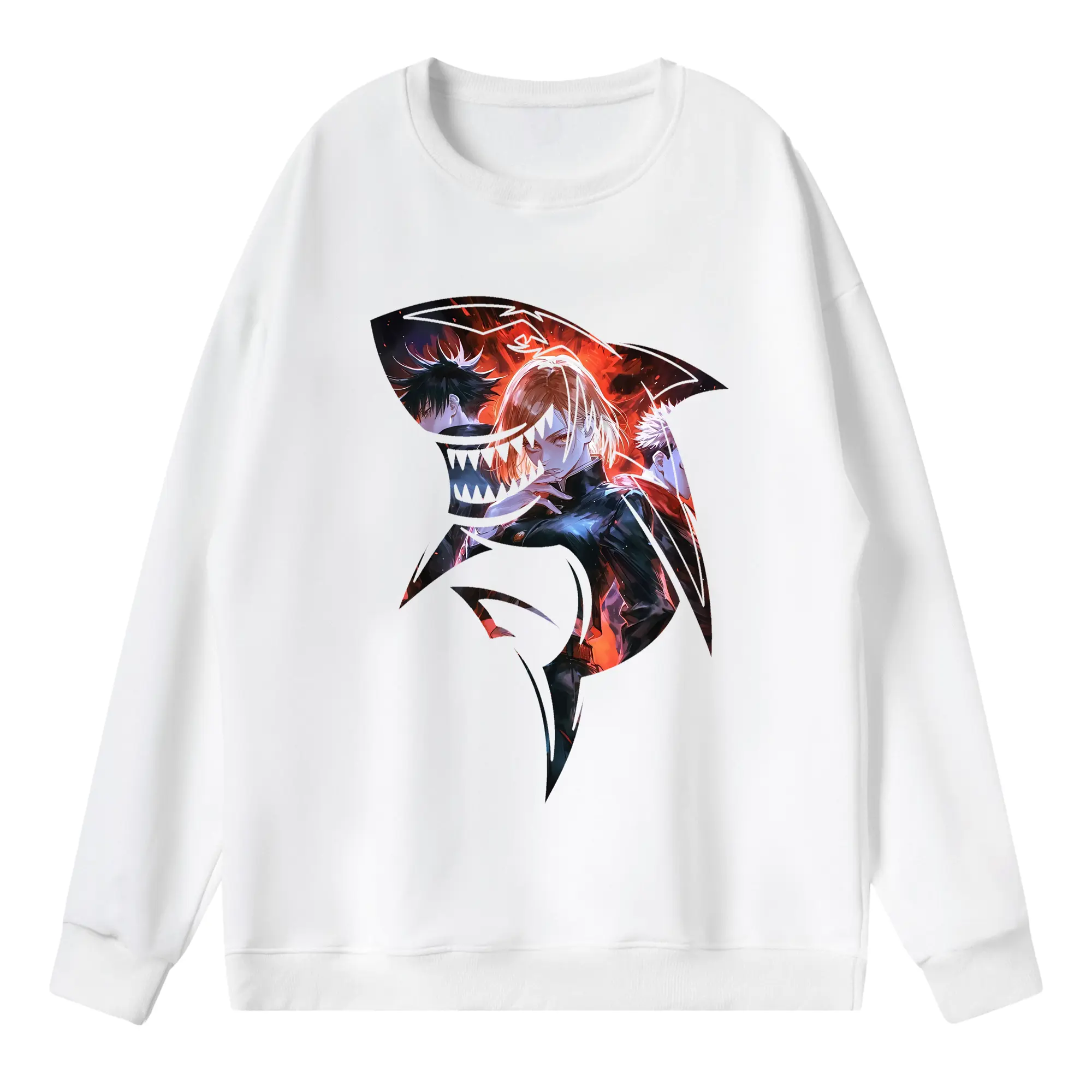 呪術廻戦 グッズ,釘崎 野薔薇 - 薄手 クルーネック スウェット 裏毛260g · ポリエステル 春秋向け カジュアル 男女兼用 · トレーナー デイリー スポーツ 散歩に最適