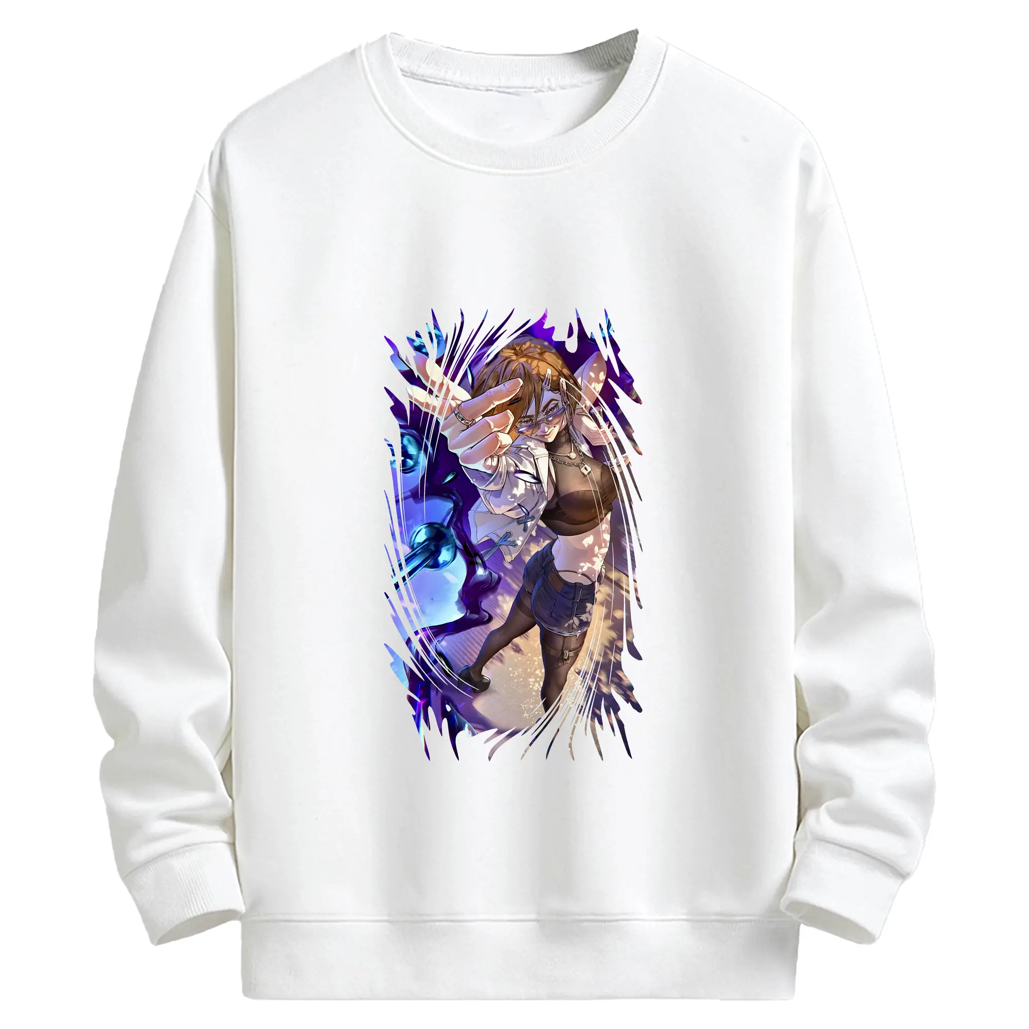 呪術廻戦 グッズ,釘崎 野薔薇 - キッズ クルーネックスウェットシャツ ・ フロントプリント ・ 綿80％ ポリエステル20％ ・ 快適 通学 スポーツ 日常使い お散歩用