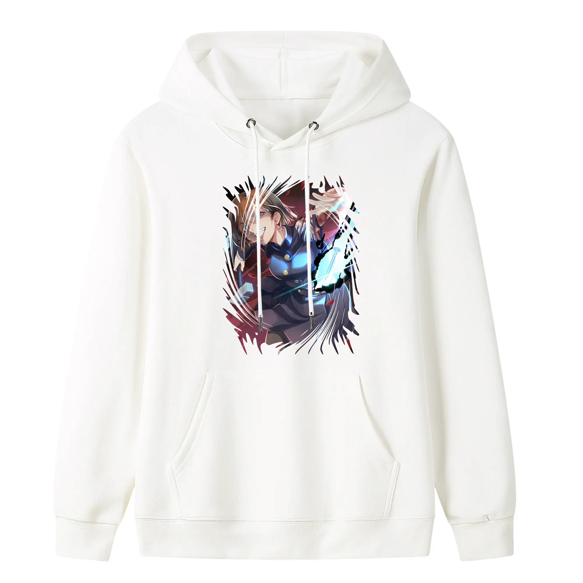 呪術廻戦 グッズ,釘崎 野薔薇 - キッズ フード付きパーカー ・ フロントプリント ・ ポリエステル100％ ・ 快適 通学 スポーツ 日常使い お散歩用