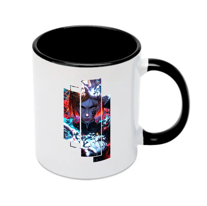 呪術廻戦 グッズ,釘崎 野薔薇 - カラフルマグカップ ・ 陶器 ・ 熱転写プリント ・ 鮮やかデザイン ・ 耐久性 高品質 ・ コーヒー お茶 ギフト用