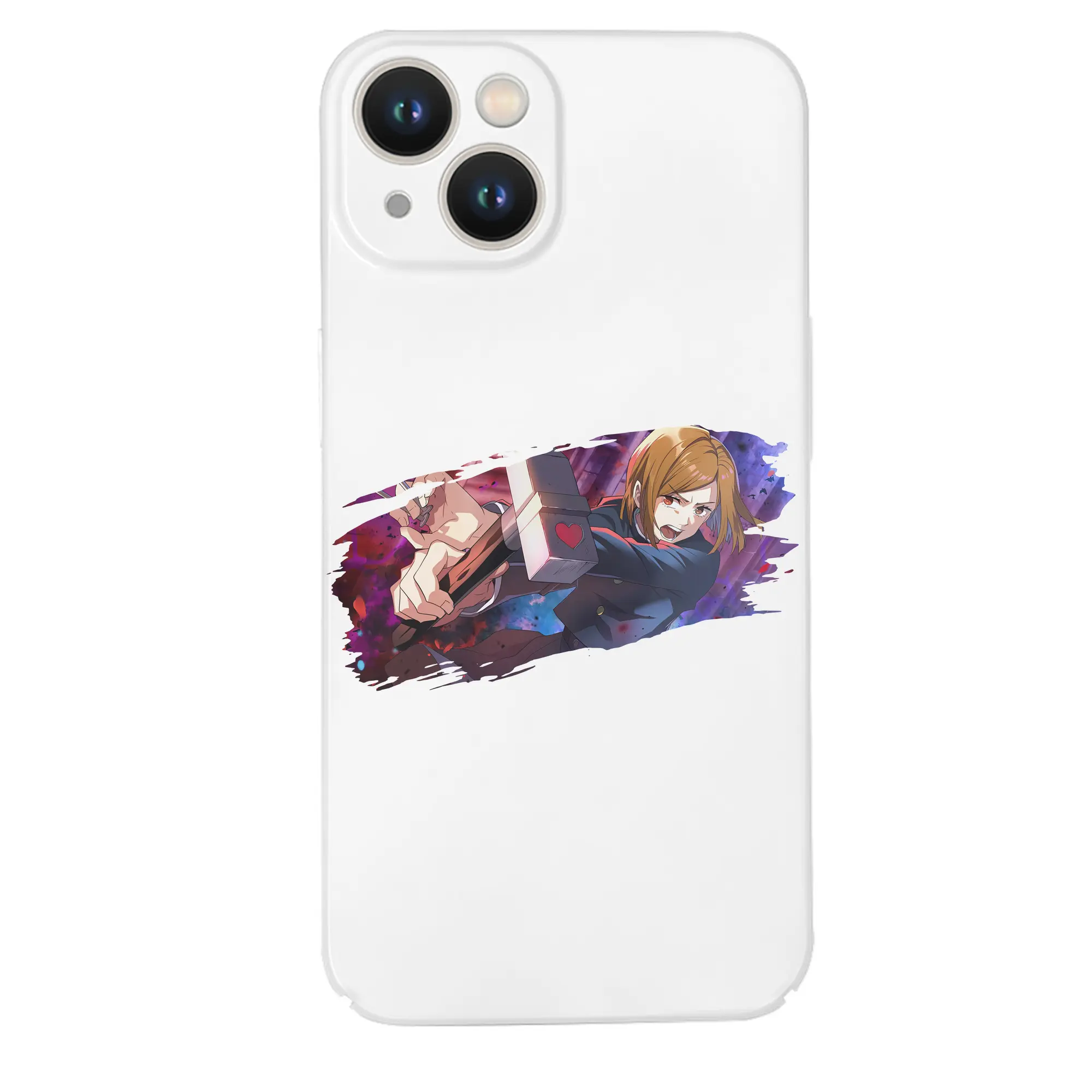 呪術廻戦 グッズ,釘崎 野薔薇 - IPhone 14シリーズ対応 ・ ハードケース ・ 衝撃吸収 ・ 360度密着 ・ カメラ保護 ・ 高品質プラスチック ・ 快適操作