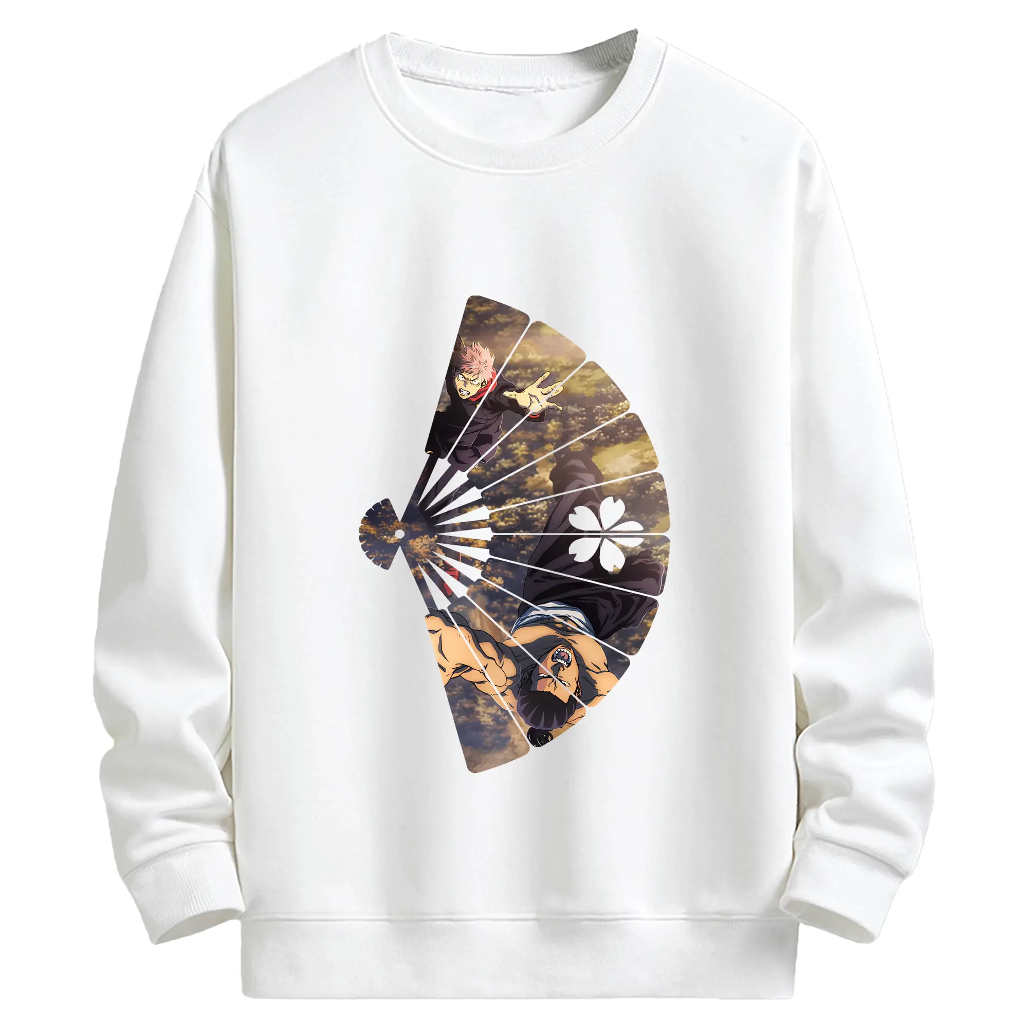 呪術廻戦 グッズ,東堂 葵 - 高品質 クルーネック スウェット ・ コットン59％ ポリエステル41％ ・ ユニセックス 長袖 トレーナー ・ カジュアル デイリー スポーツ 散歩用