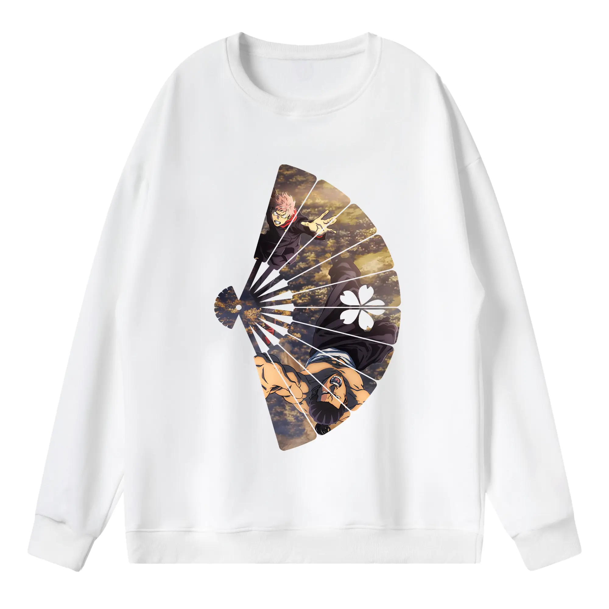 呪術廻戦 グッズ,東堂 葵 - 薄手 クルーネック スウェット 裏毛260g · ポリエステル 春秋向け カジュアル 男女兼用 · トレーナー デイリー スポーツ 散歩に最適