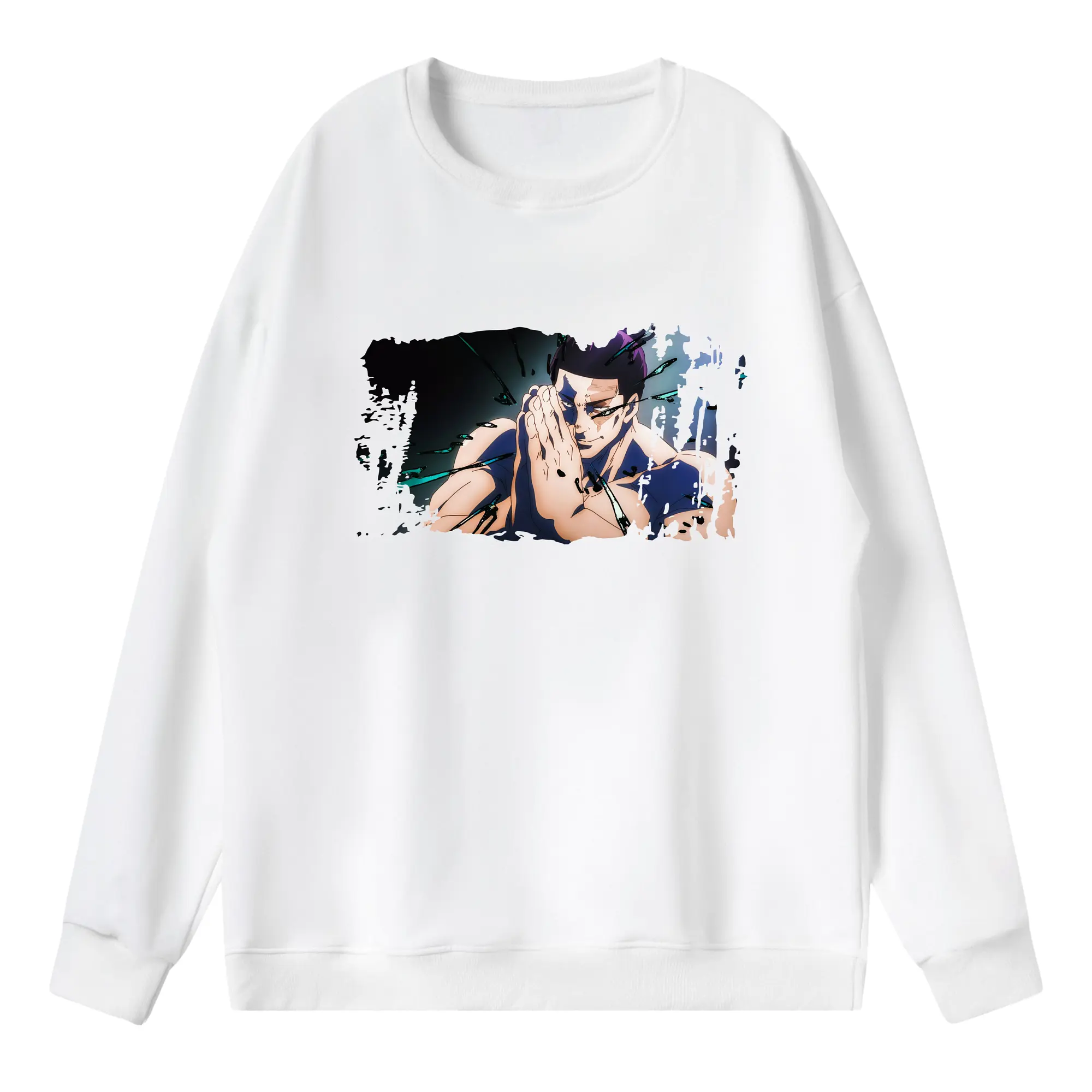 呪術廻戦 グッズ,東堂 葵 - 薄手 クルーネック スウェット 裏毛260g · ポリエステル 春秋向け カジュアル 男女兼用 · トレーナー デイリー スポーツ 散歩に最適