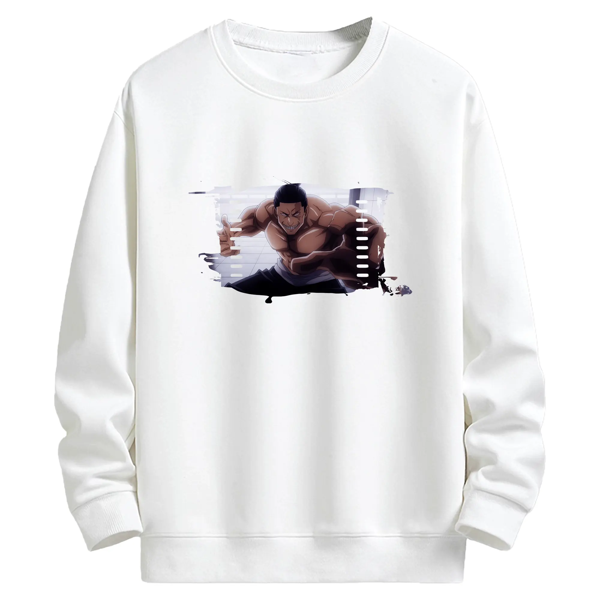 呪術廻戦 グッズ,東堂 葵 - キッズ クルーネックスウェットシャツ ・ フロントプリント ・ 綿80％ ポリエステル20％ ・ 快適 通学 スポーツ 日常使い お散歩用