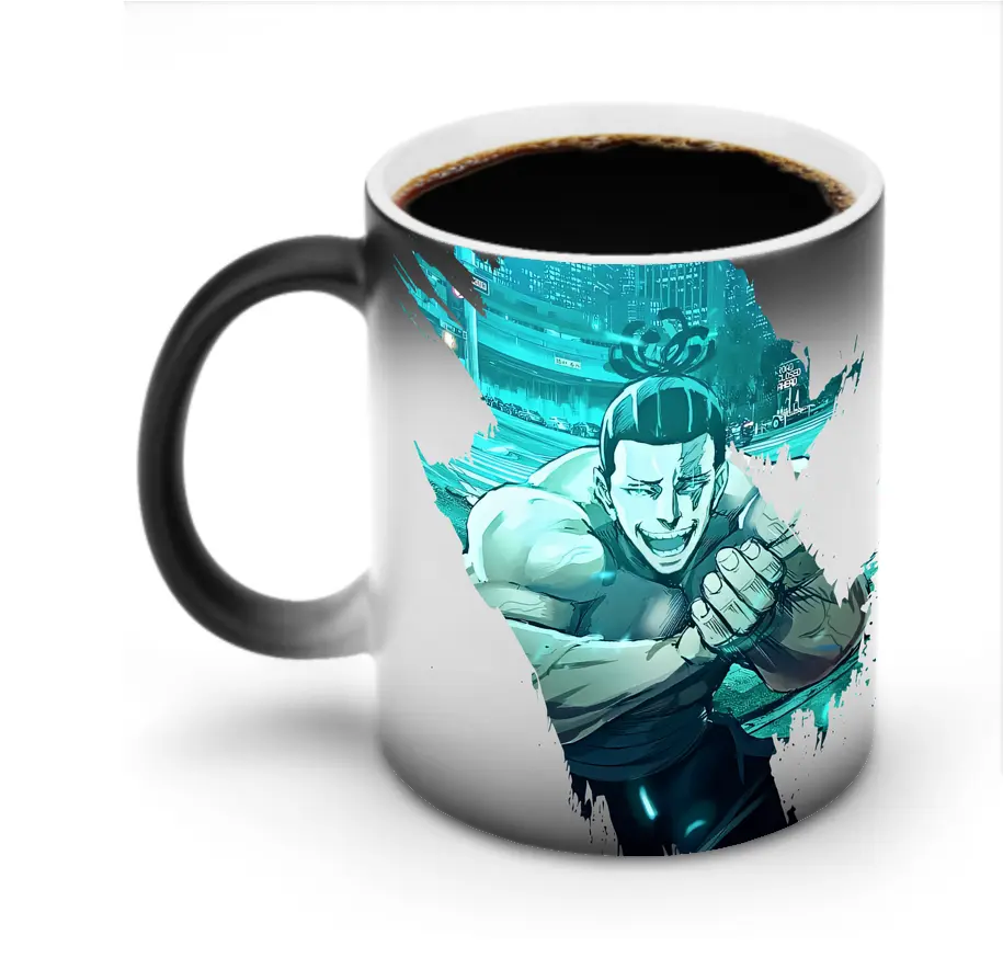 呪術廻戦 グッズ,東堂 葵 - 変色マグカップ ・ セラミック ・ 熱転写プリント ・ 耐久性 高品質 ・ ギフト・自宅用 コーヒー お茶