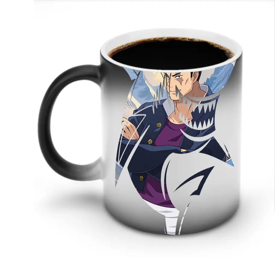 呪術廻戦 グッズ,東堂 葵 - 変色マグカップ ・ セラミック ・ 熱転写プリント ・ 耐久性 高品質 ・ ギフト・自宅用 コーヒー お茶