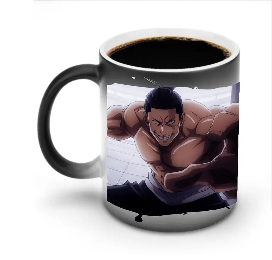 呪術廻戦 グッズ,東堂 葵 - 変色マグカップ ・ セラミック ・ 熱転写プリント ・ 耐久性 高品質 ・ ギフト・自宅用 コーヒー お茶