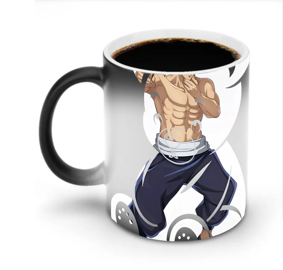 呪術廻戦 グッズ,東堂 葵 - 変色マグカップ ・ セラミック ・ 熱転写プリント ・ 耐久性 高品質 ・ ギフト・自宅用 コーヒー お茶