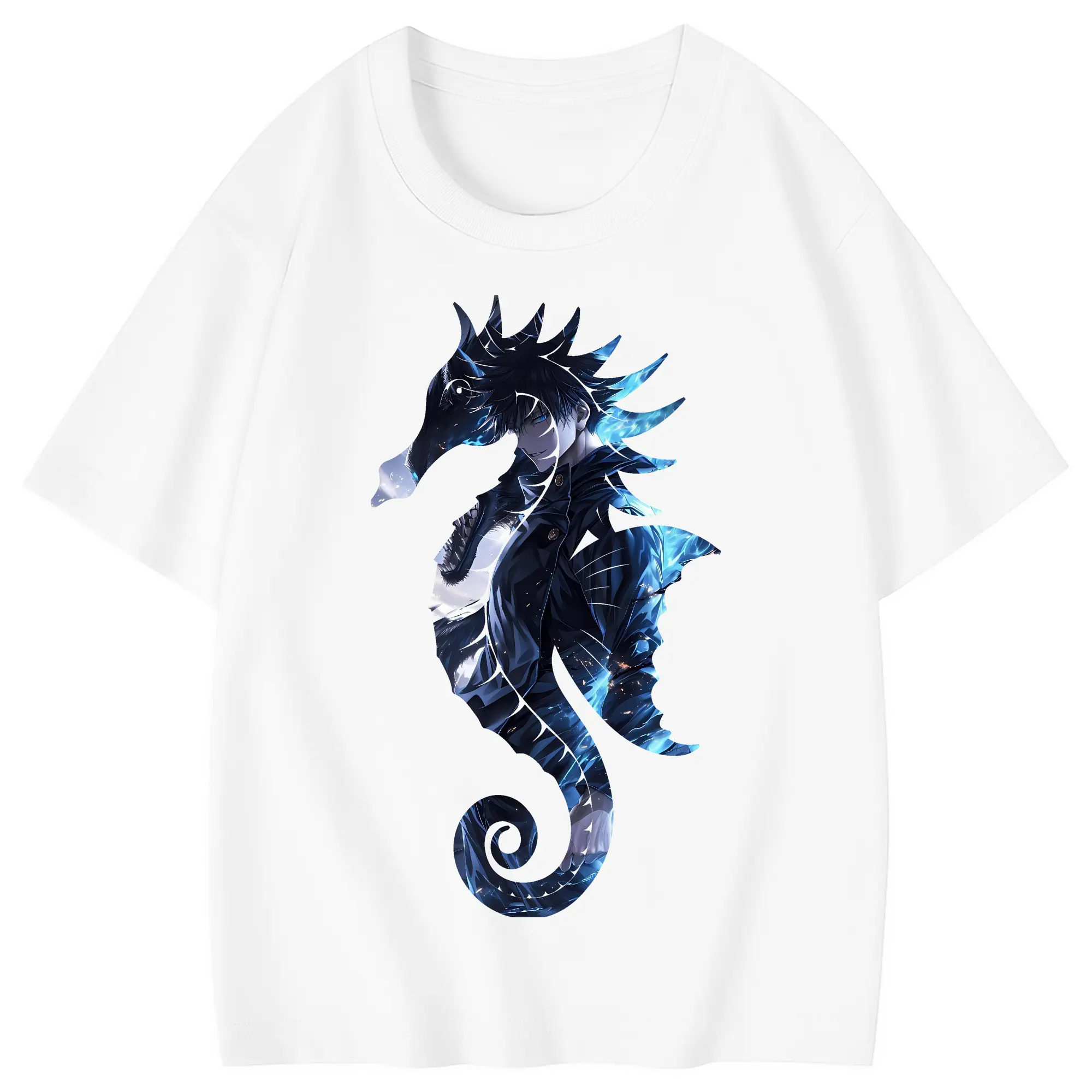 呪術廻戦 グッズ,伏黒 恵 - 綿100％ キッズTシャツ ・ フロントプリント ・ 快適 通気性 ・ スポーツ カジュアル 散歩用