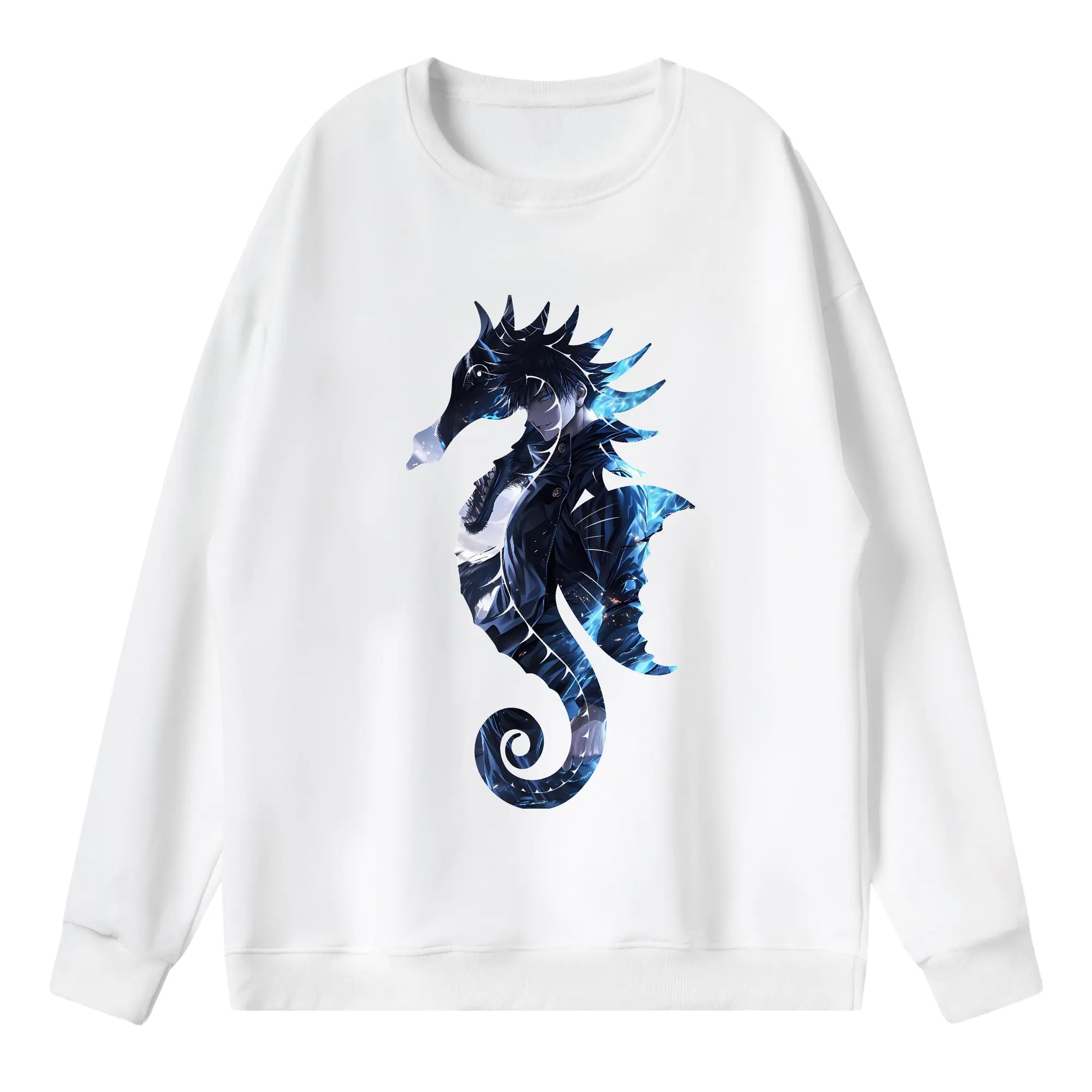 呪術廻戦 グッズ,伏黒 恵 - 薄手 クルーネック スウェット 裏毛260g · ポリエステル 春秋向け カジュアル 男女兼用 · トレーナー デイリー スポーツ 散歩に最適