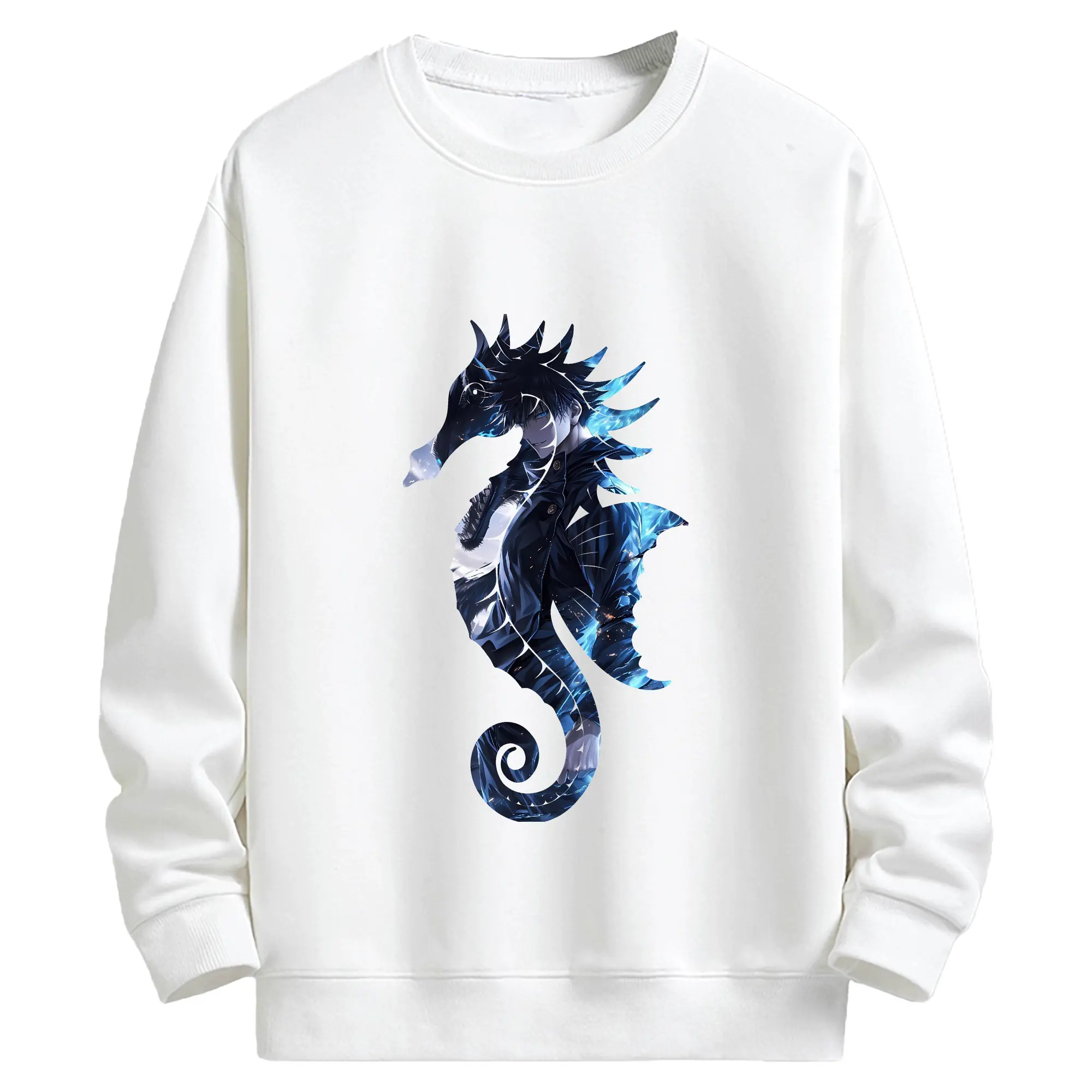 呪術廻戦 グッズ,伏黒 恵 - キッズ クルーネックスウェットシャツ ・ フロントプリント ・ 綿80％ ポリエステル20％ ・ 快適 通学 スポーツ 日常使い お散歩用