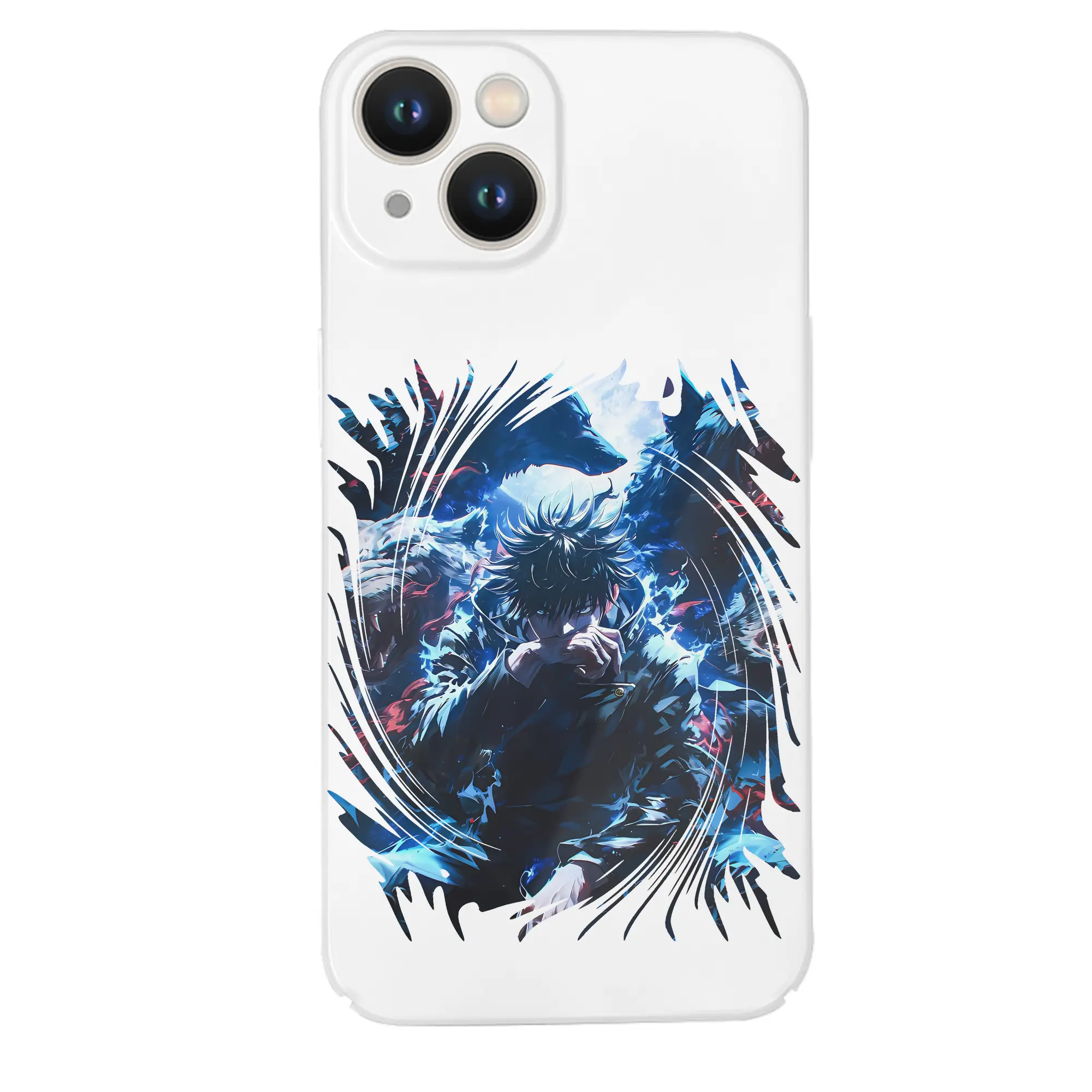呪術廻戦 グッズ,伏黒 恵 - IPhone 14シリーズ対応 ・ ハードケース ・ 衝撃吸収 ・ 360度密着 ・ カメラ保護 ・ 高品質プラスチック ・ 快適操作