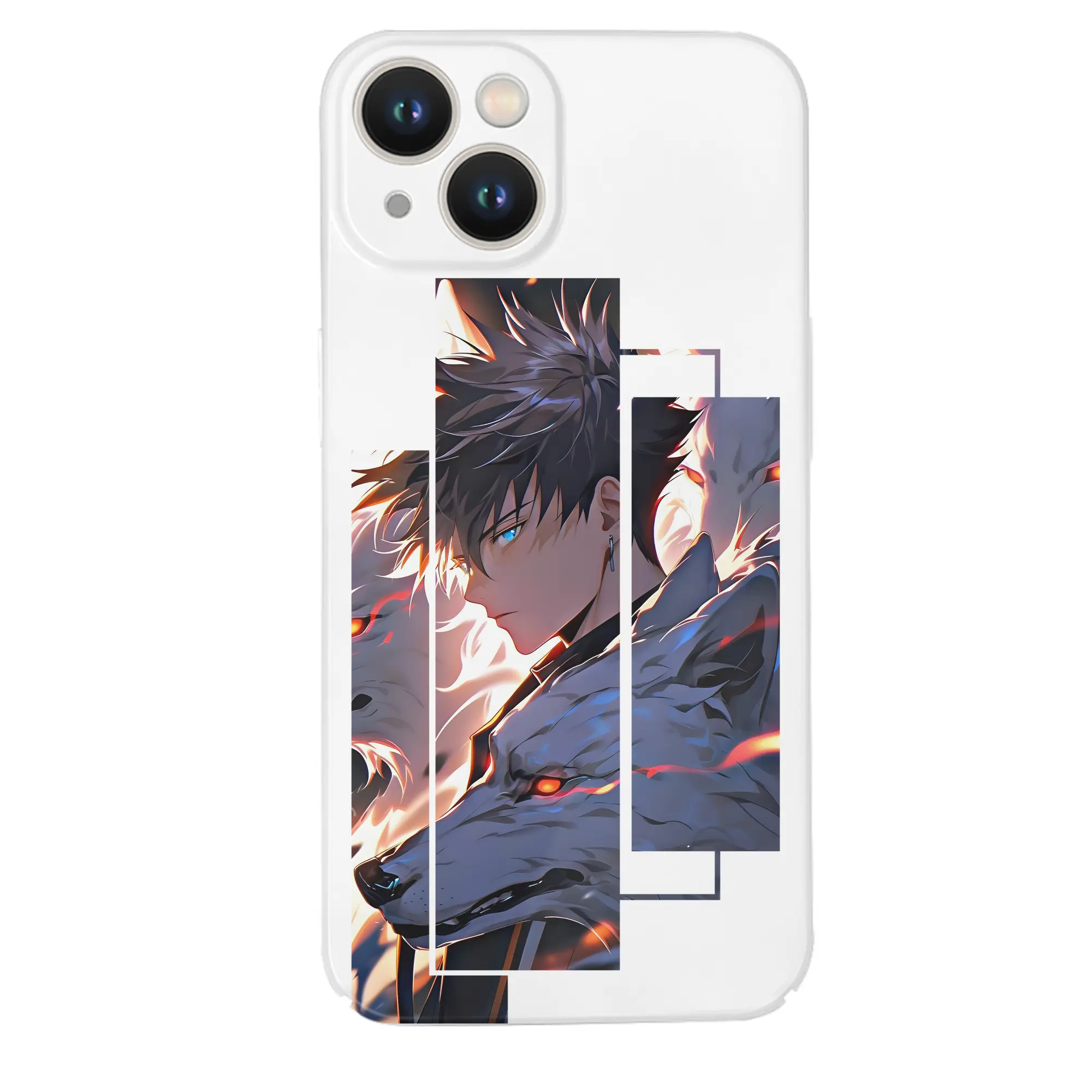 呪術廻戦 グッズ,伏黒 恵 - IPhone 14シリーズ対応 ・ ハードケース ・ 衝撃吸収 ・ 360度密着 ・ カメラ保護 ・ 高品質プラスチック ・ 快適操作