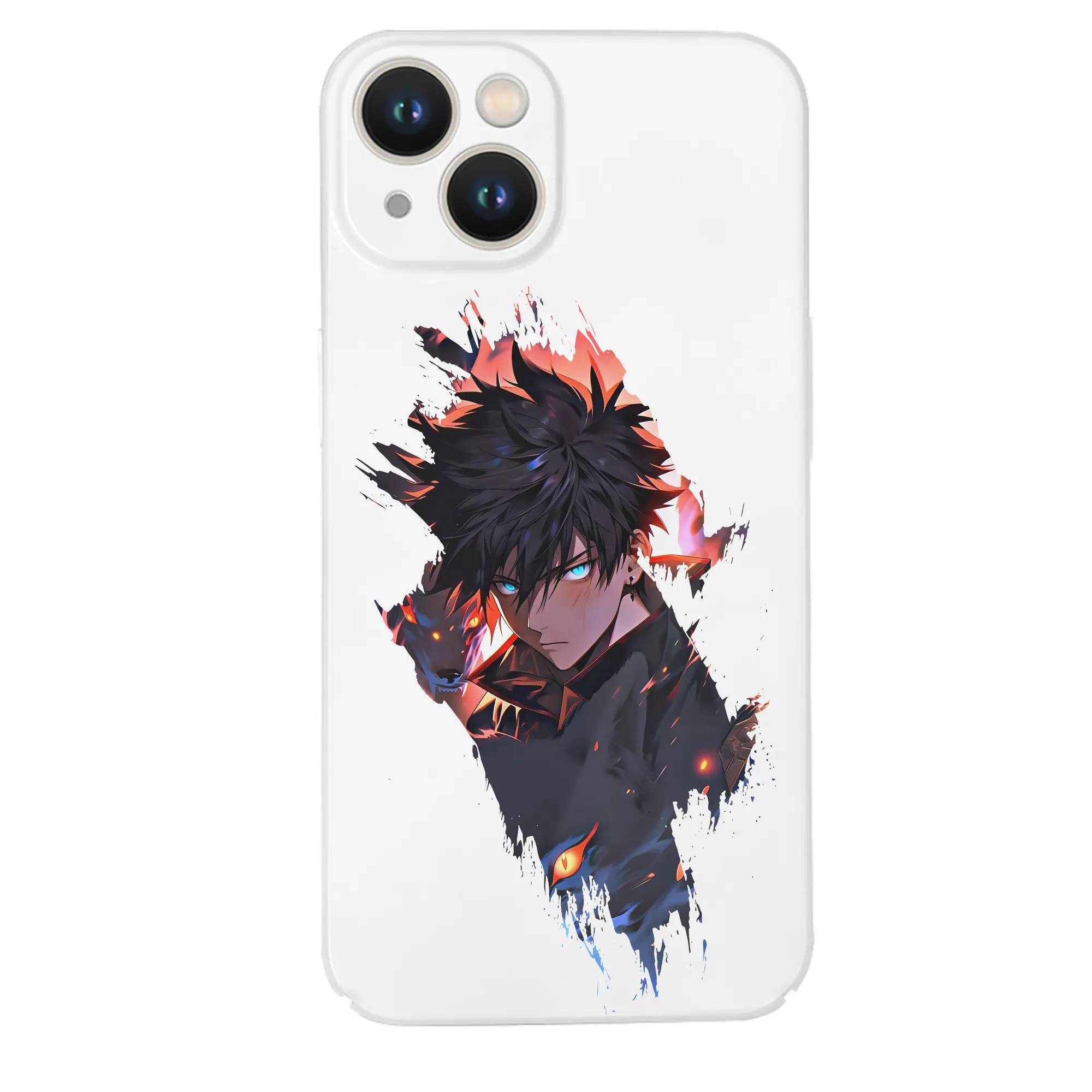 呪術廻戦 グッズ,伏黒 恵 - IPhone 14シリーズ対応 ・ ハードケース ・ 衝撃吸収 ・ 360度密着 ・ カメラ保護 ・ 高品質プラスチック ・ 快適操作