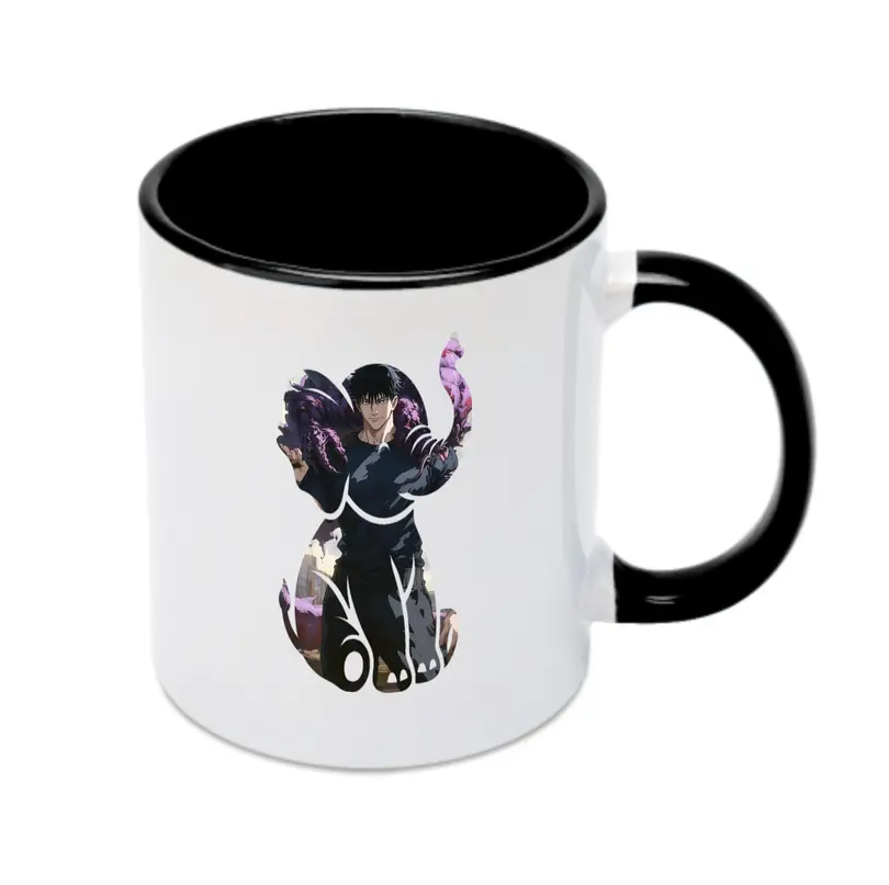 呪術廻戦 グッズ,伏黒 甚爾 - カラフルマグカップ ・ 陶器 ・ 熱転写プリント ・ 鮮やかデザイン ・ 耐久性 高品質 ・ コーヒー お茶 ギフト用