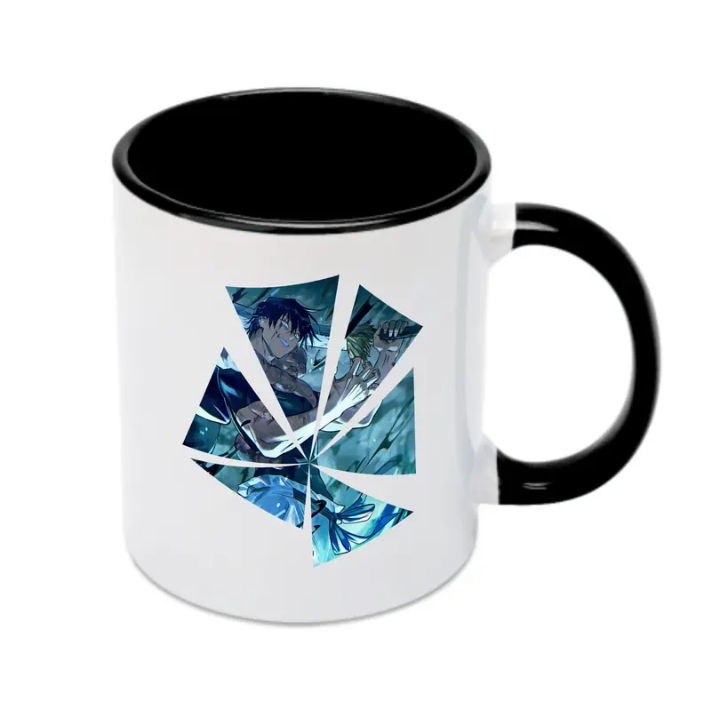 呪術廻戦 グッズ,伏黒 甚爾 - カラフルマグカップ ・ 陶器 ・ 熱転写プリント ・ 鮮やかデザイン ・ 耐久性 高品質 ・ コーヒー お茶 ギフト用