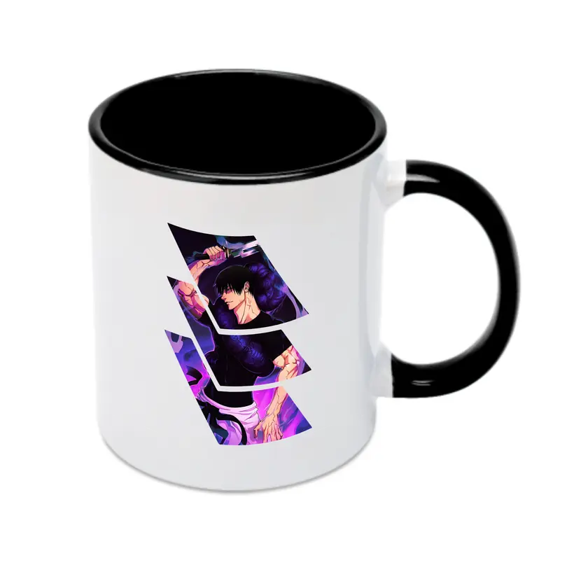 呪術廻戦 グッズ,伏黒 甚爾 - カラフルマグカップ ・ 陶器 ・ 熱転写プリント ・ 鮮やかデザイン ・ 耐久性 高品質 ・ コーヒー お茶 ギフト用