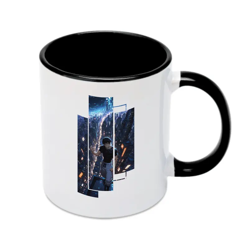 呪術廻戦 グッズ,伏黒 甚爾 - カラフルマグカップ ・ 陶器 ・ 熱転写プリント ・ 鮮やかデザイン ・ 耐久性 高品質 ・ コーヒー お茶 ギフト用