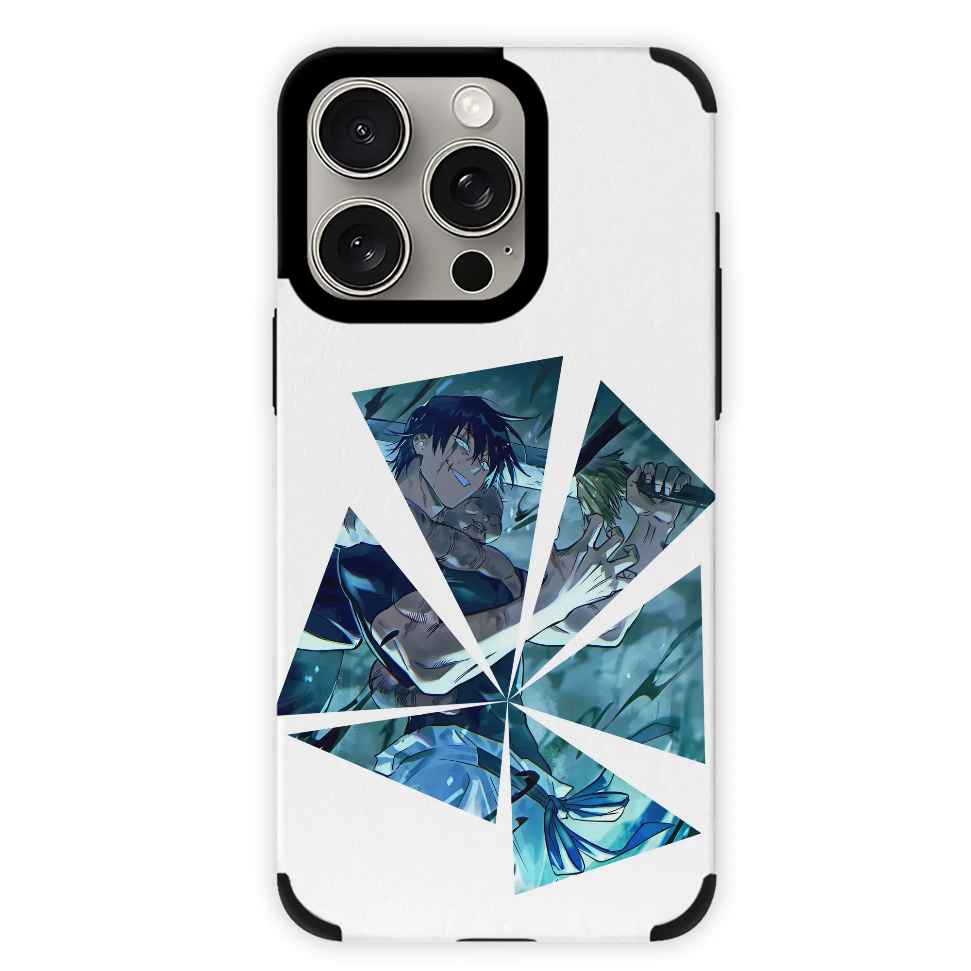 呪術廻戦 グッズ,伏黒 甚爾 - IPhone15ProMax対応 ・ PUレザースマホケース ・ 耐衝撃 ・ 黄変防止 ・ 360度全面保護 ・ 柔らか手触り ・ 3D立体ボタン