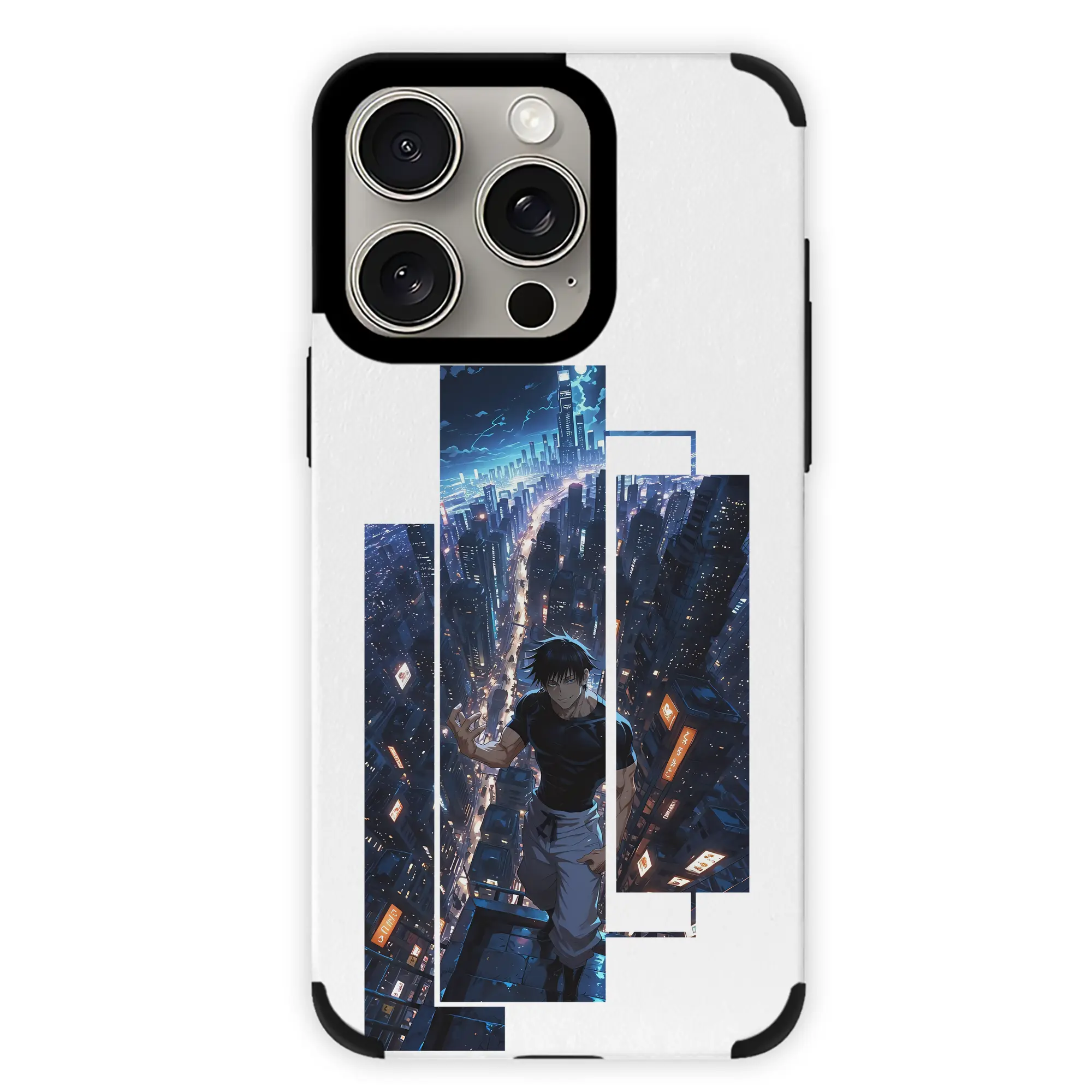 呪術廻戦 グッズ,伏黒 甚爾 - IPhone15ProMax対応 ・ PUレザースマホケース ・ 耐衝撃 ・ 黄変防止 ・ 360度全面保護 ・ 柔らか手触り ・ 3D立体ボタン