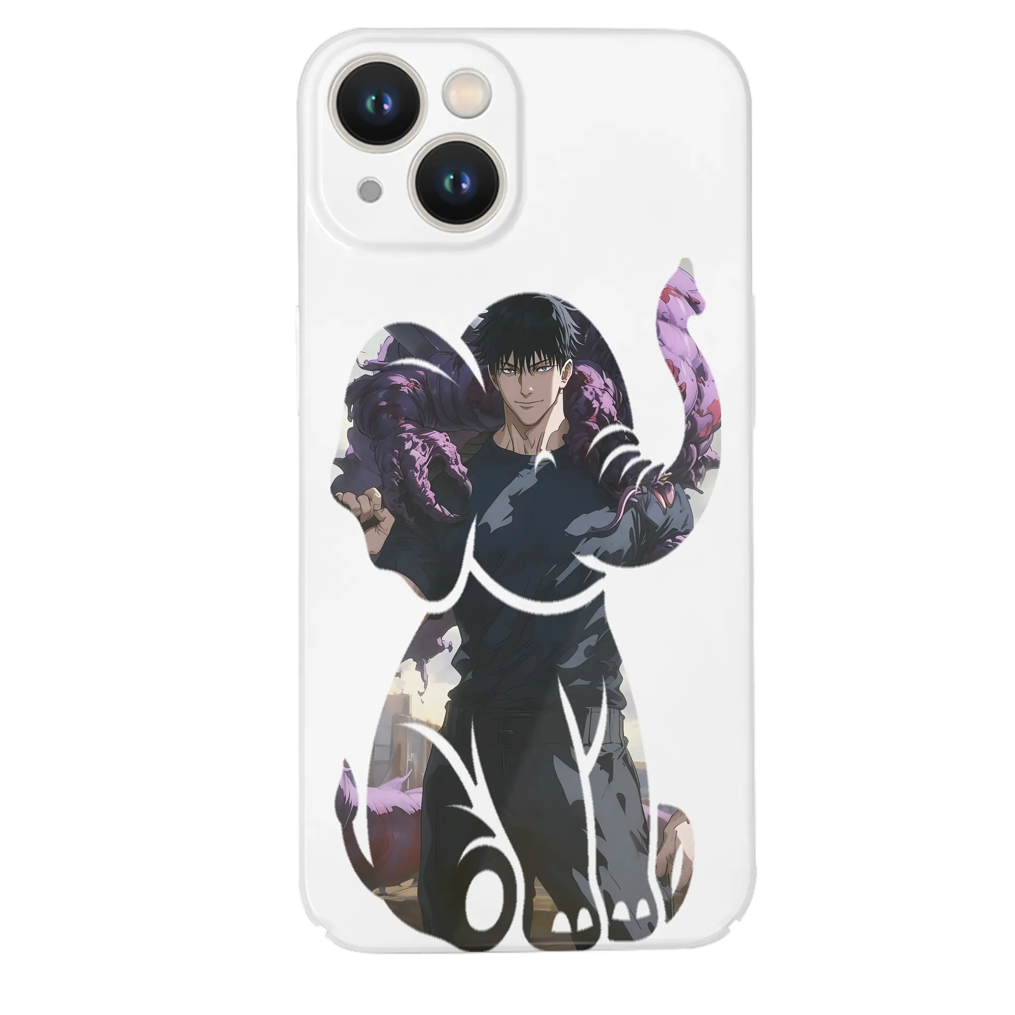 呪術廻戦 グッズ,伏黒 甚爾 - IPhone 14シリーズ対応 ・ ハードケース ・ 衝撃吸収 ・ 360度密着 ・ カメラ保護 ・ 高品質プラスチック ・ 快適操作